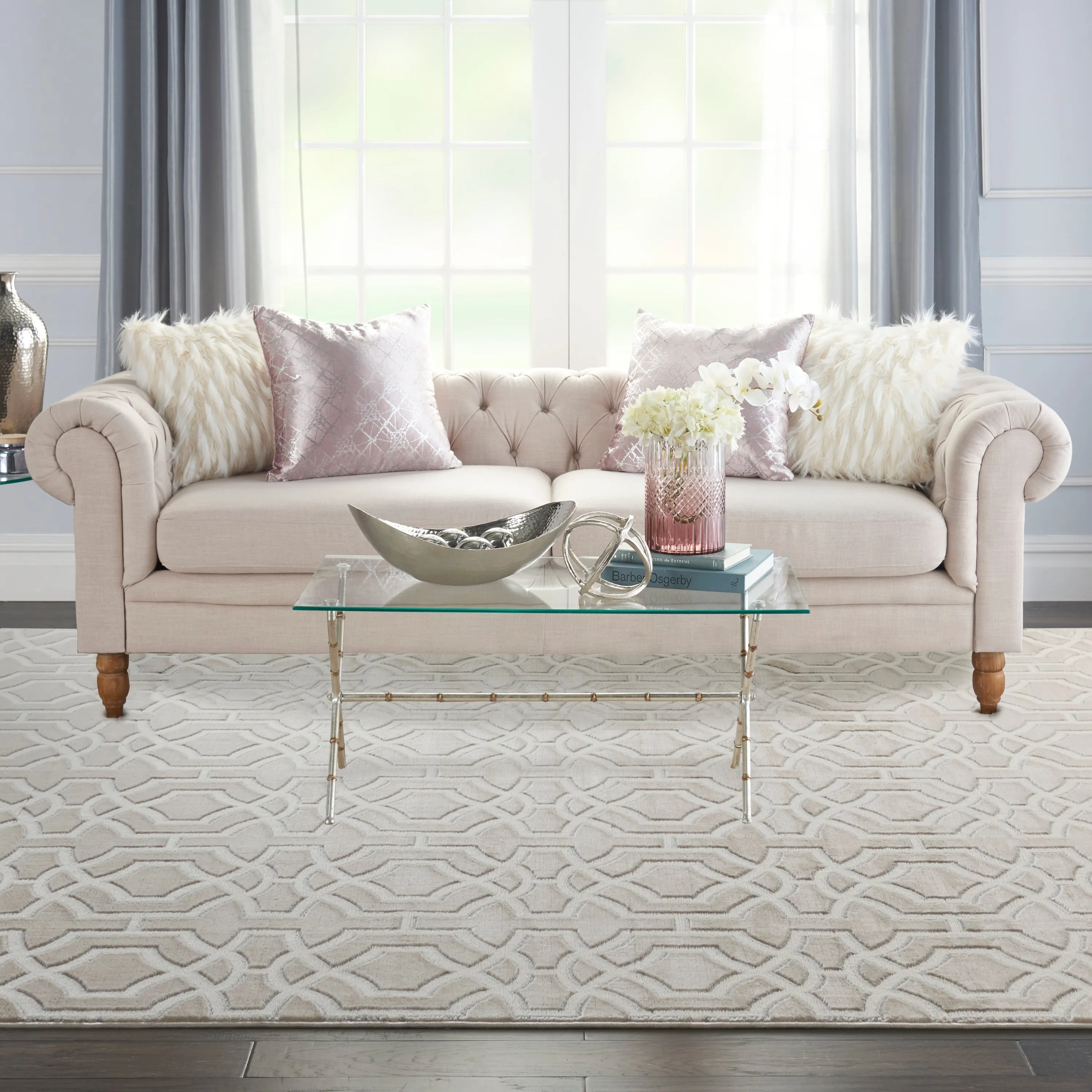 Nourison Joli Geometric Lattice Area Rug