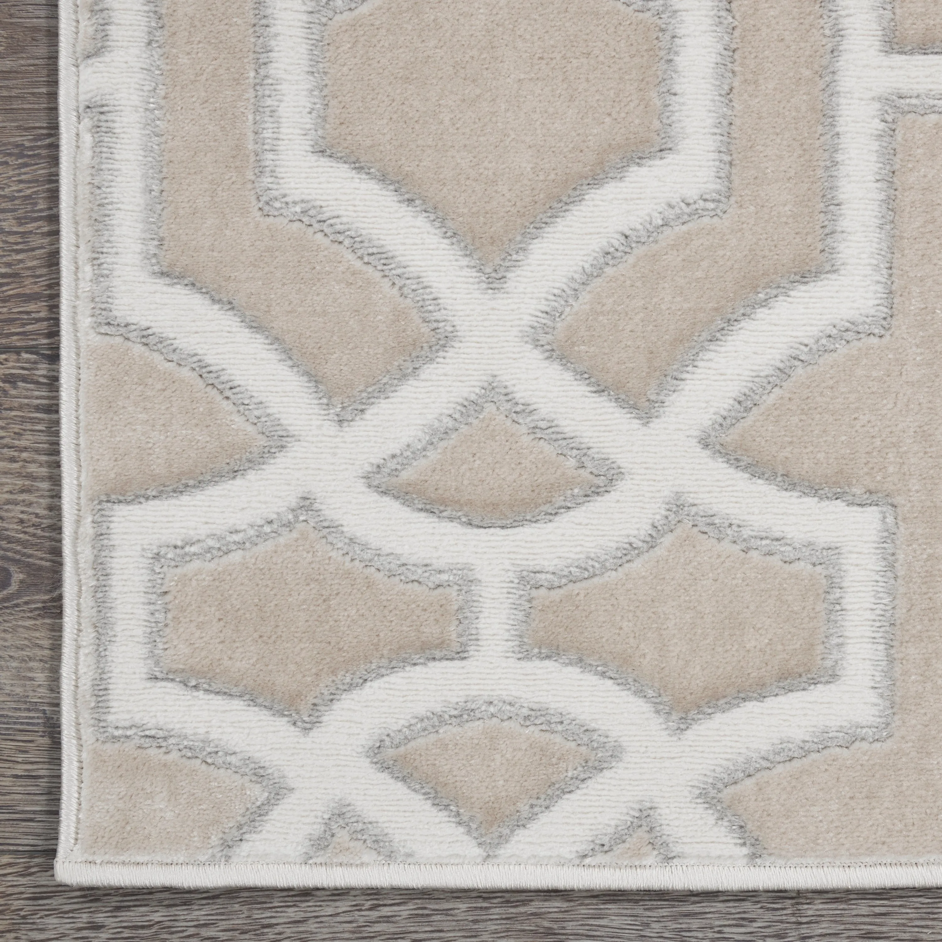 Nourison Joli Geometric Lattice Area Rug