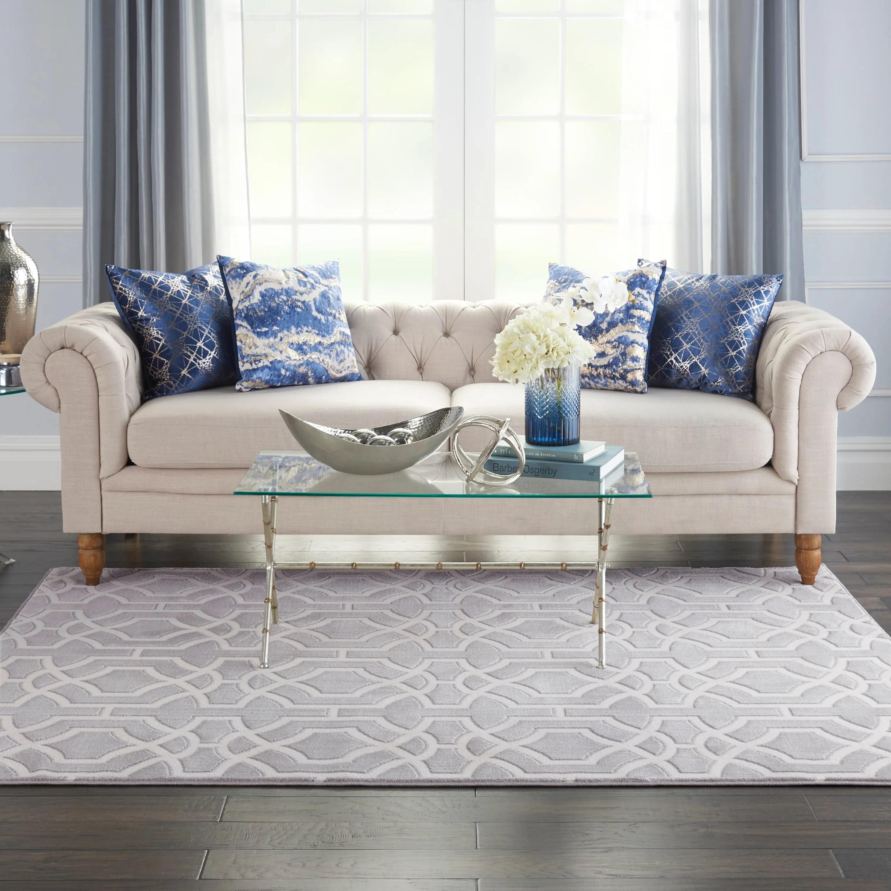 Nourison Joli Geometric Lattice Area Rug