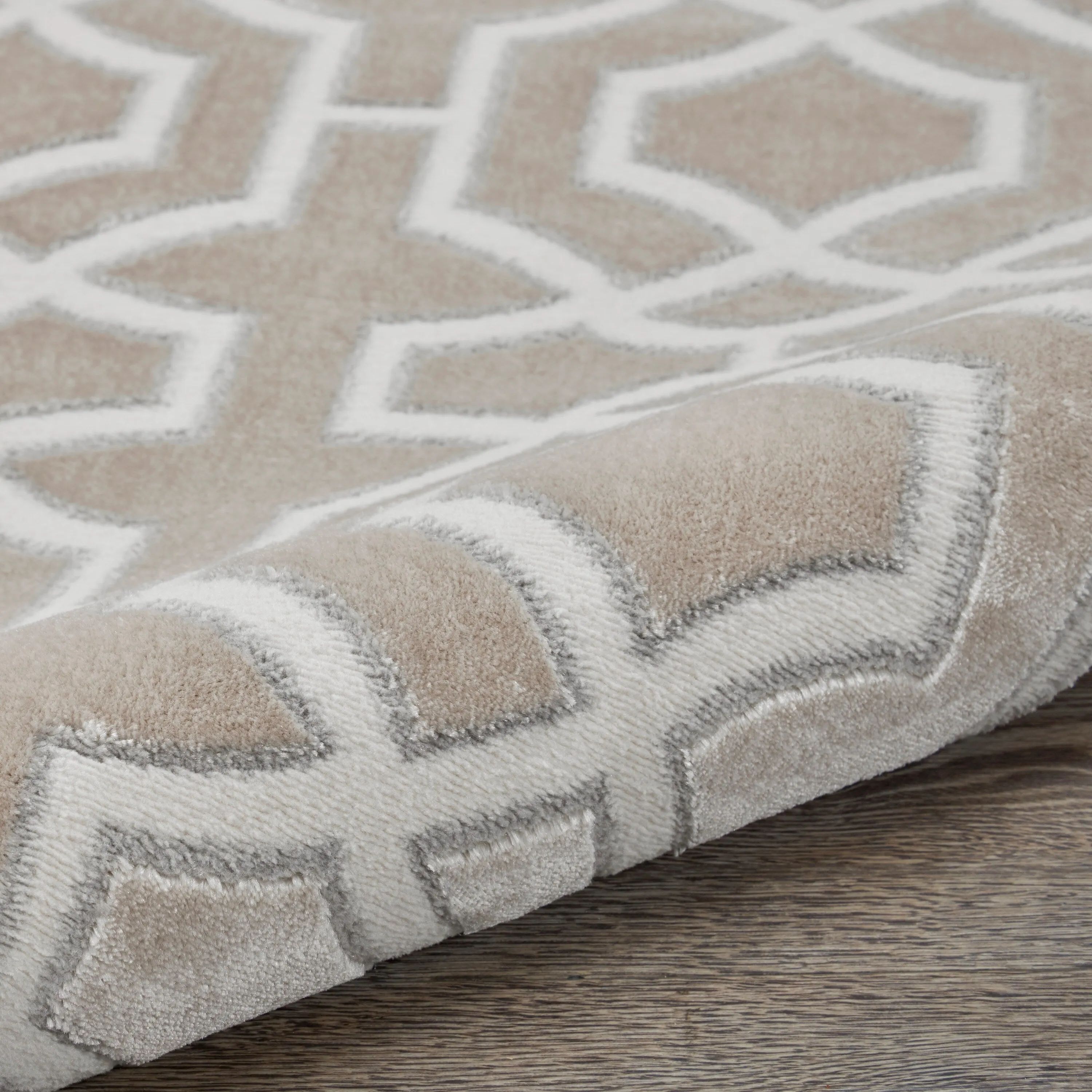 Nourison Joli Geometric Lattice Area Rug