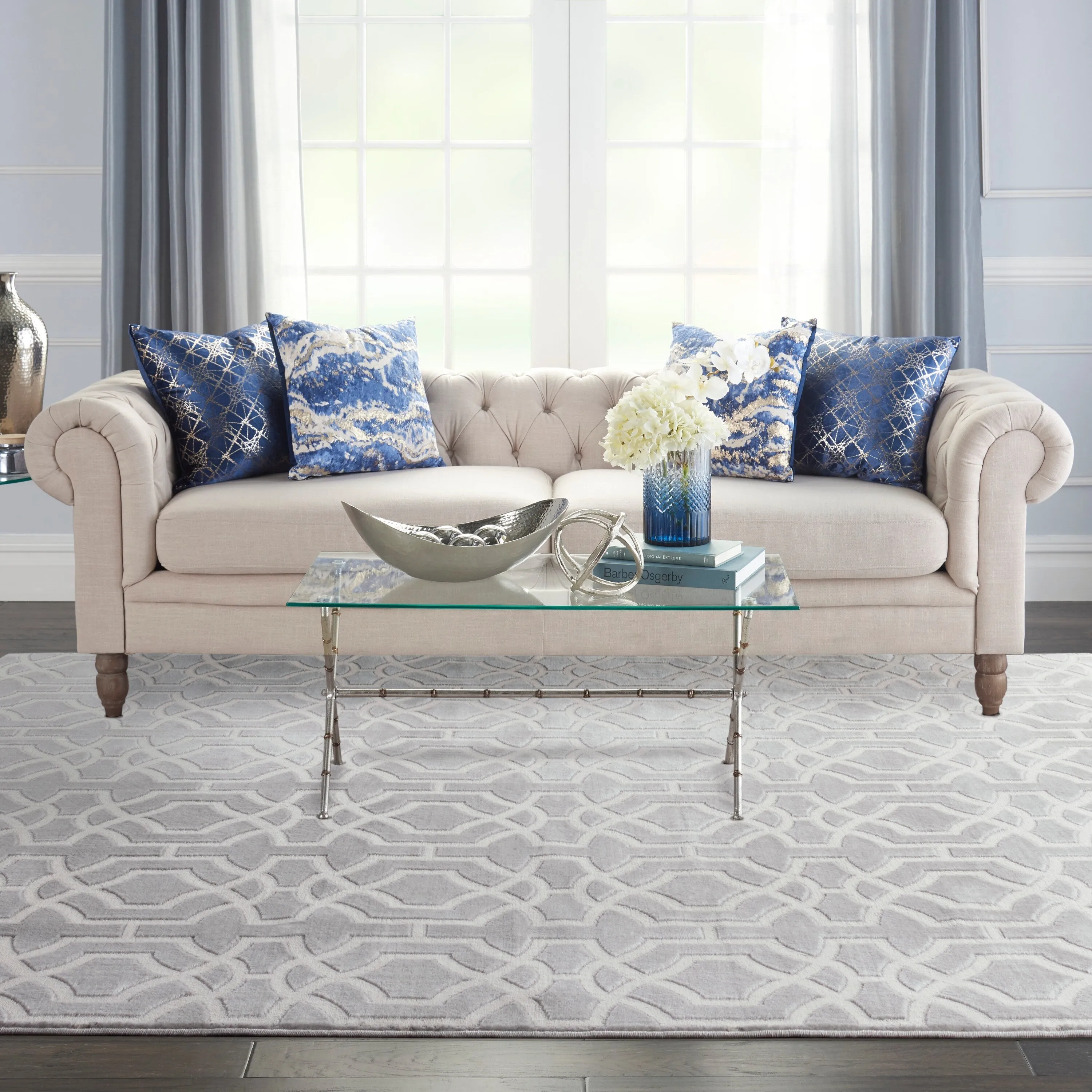 Nourison Joli Geometric Lattice Area Rug