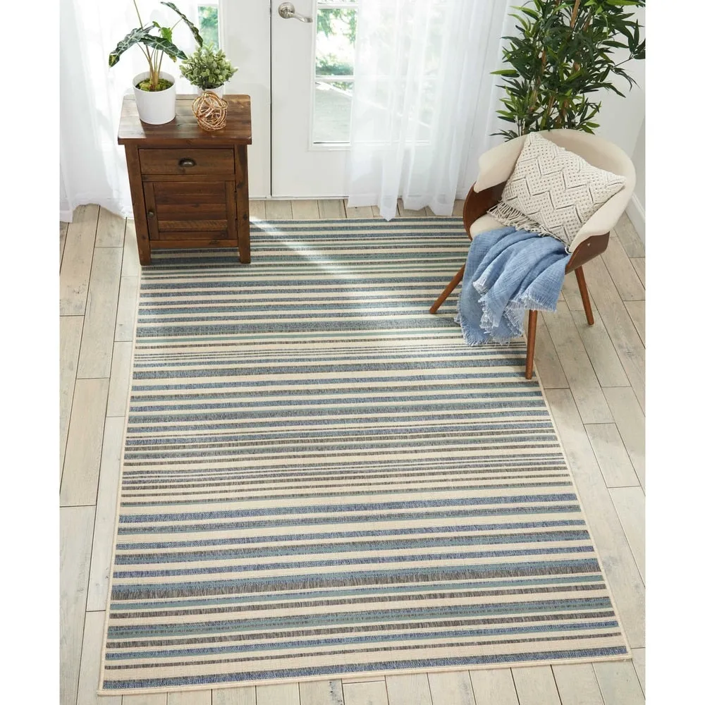 Nourison Lido Beach Striped Area Rug