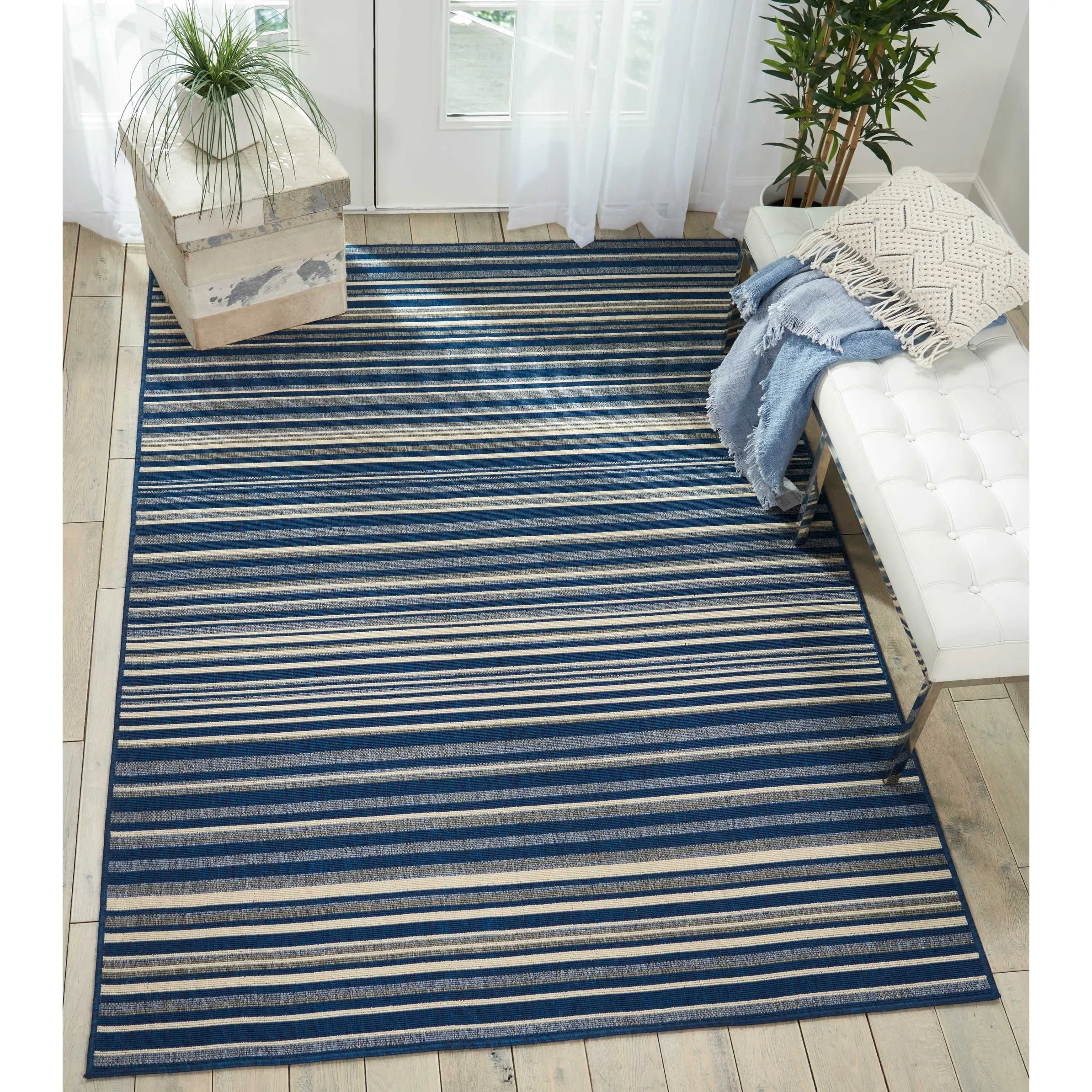 Nourison Lido Beach Striped Area Rug