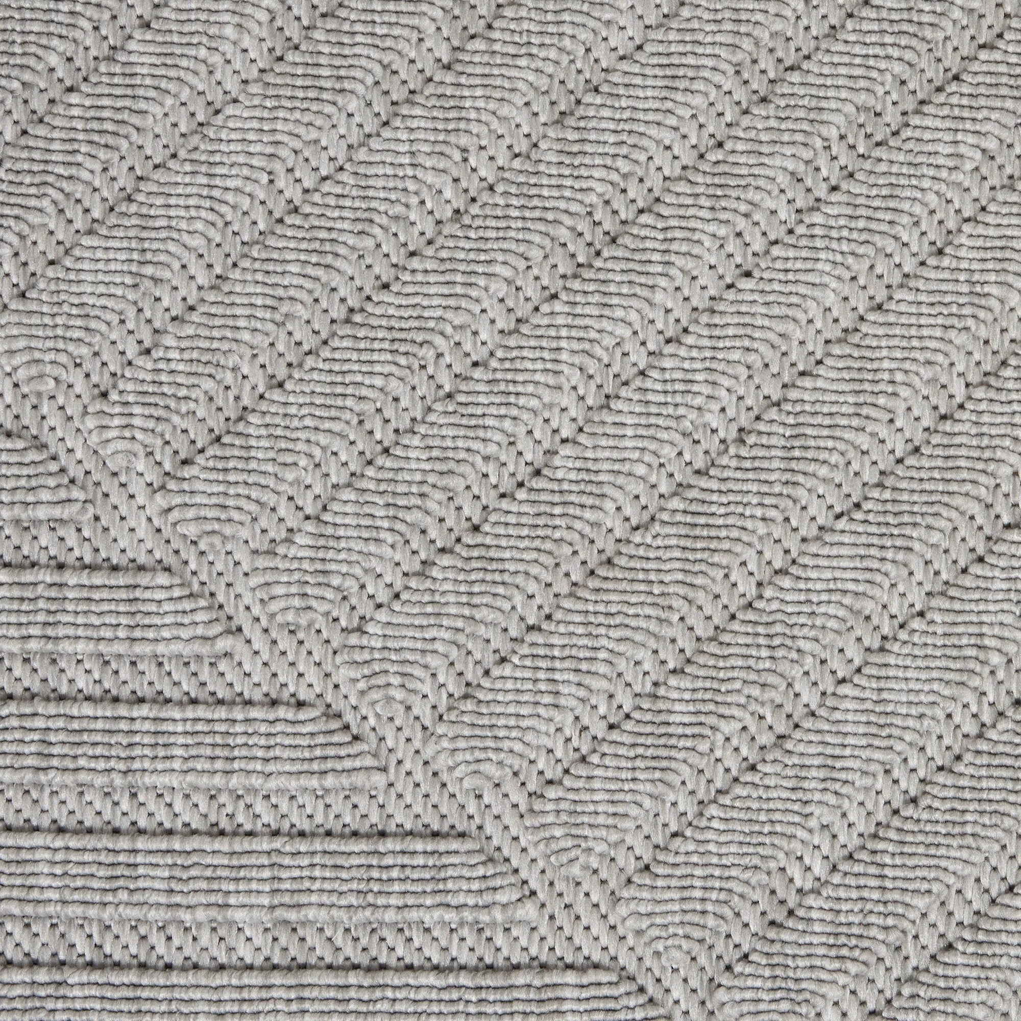 Nourison Palamos Textured Geometric Stripes Indoor/ Outdoor Area Rug