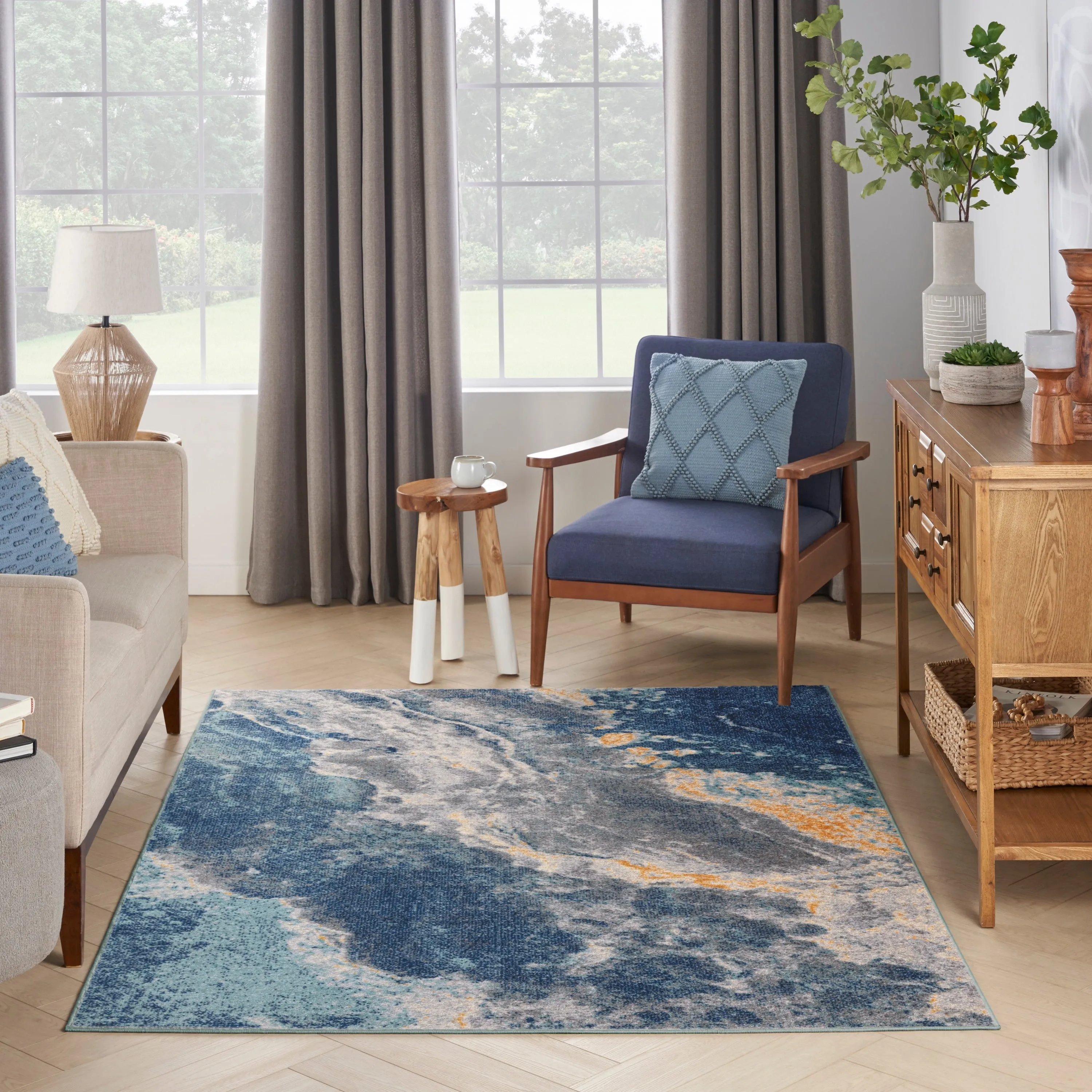 Nourison Passion Indoor only Abstract Area Rug