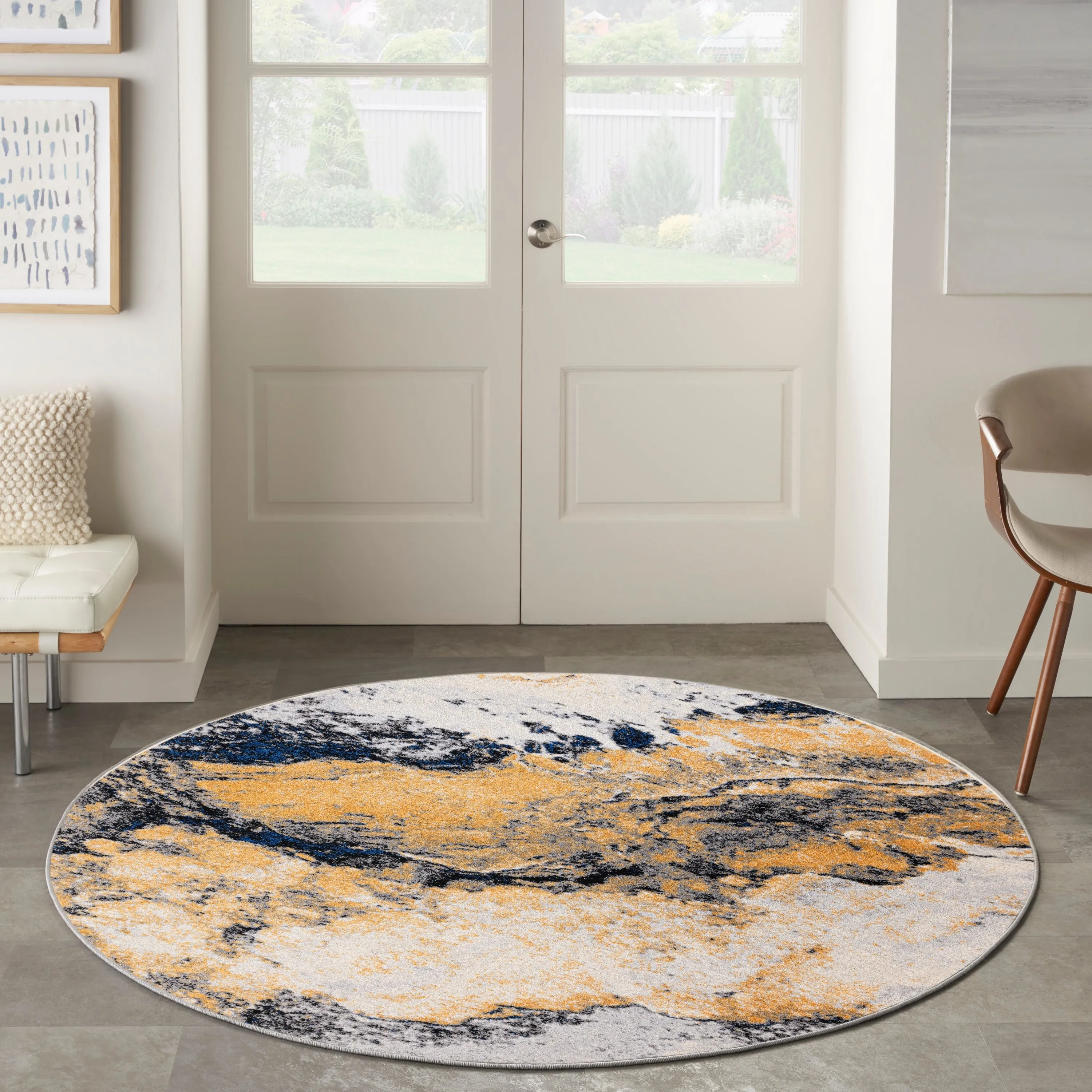 Nourison Passion Indoor only Multicolored Abstract Area Rug