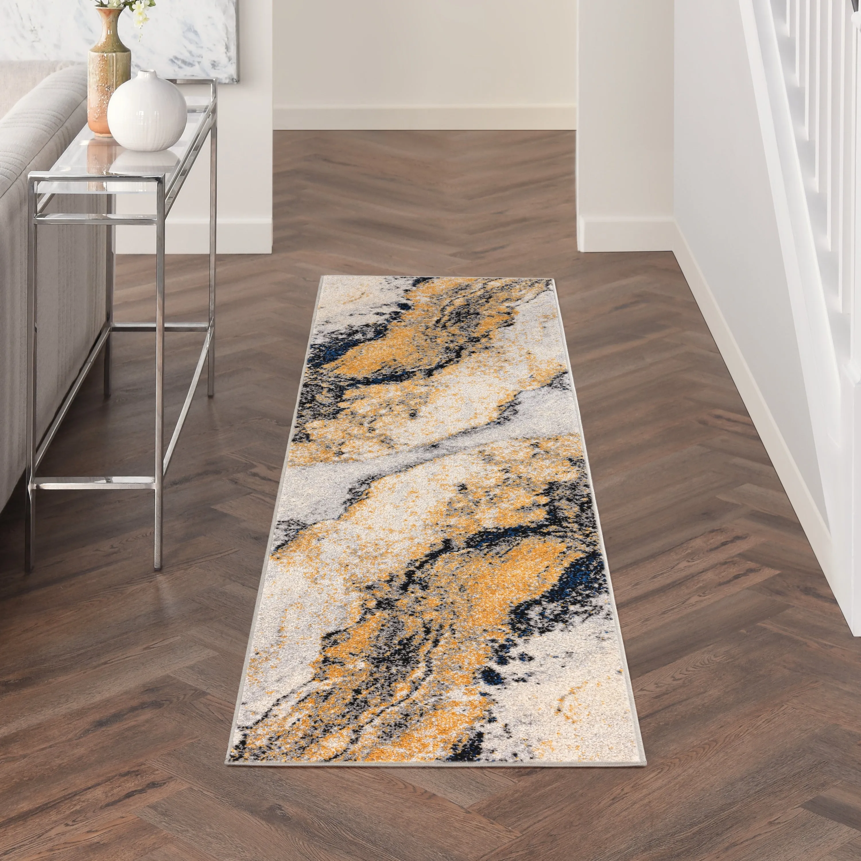 Nourison Passion Indoor only Multicolored Abstract Area Rug