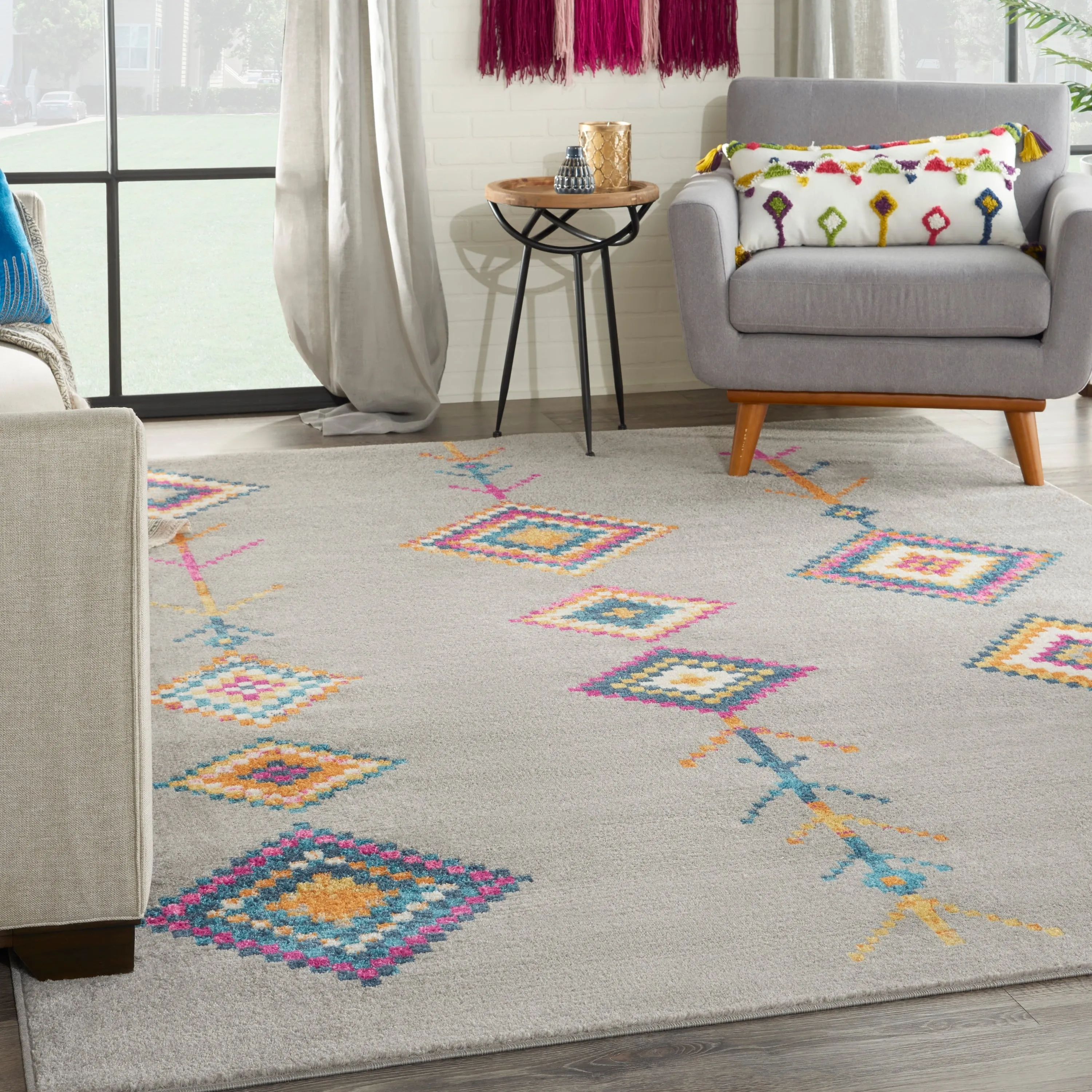 Nourison Passion Moroccan Geometric Tribal Area Rug