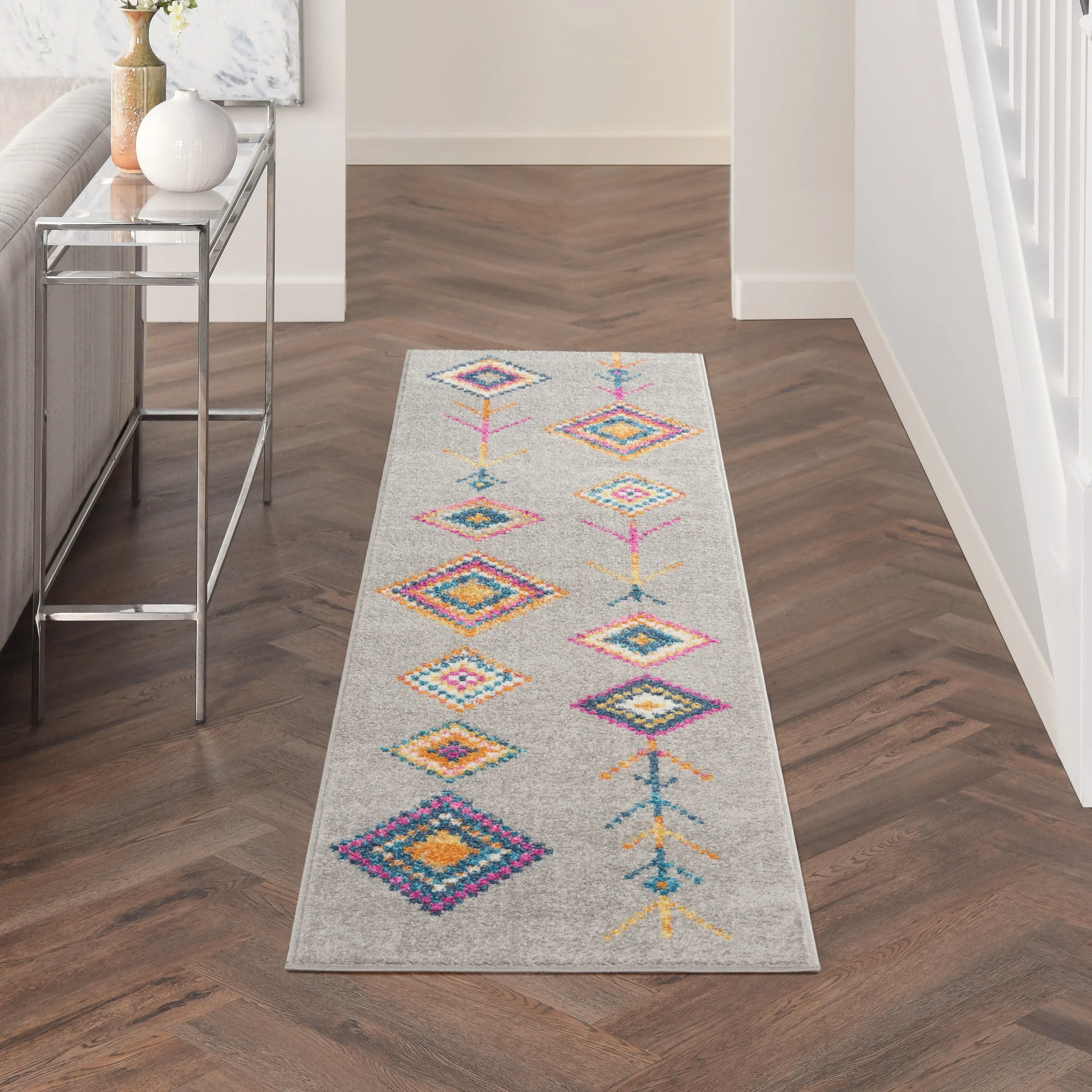Nourison Passion Moroccan Geometric Tribal Area Rug