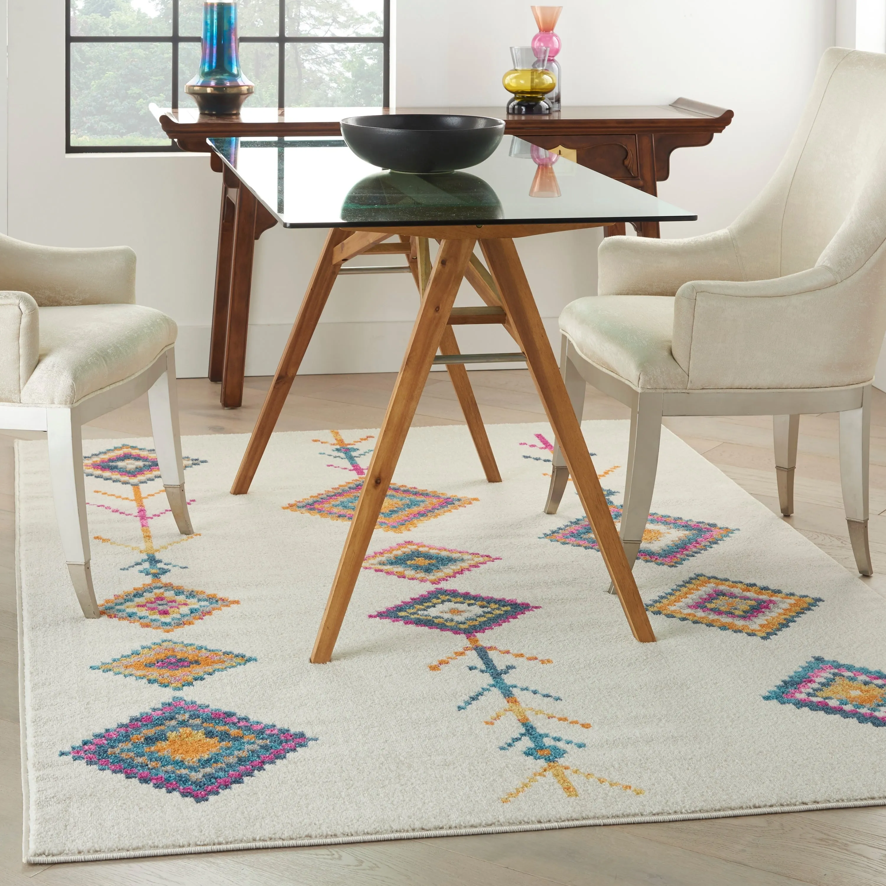 Nourison Passion Moroccan Geometric Tribal Area Rug