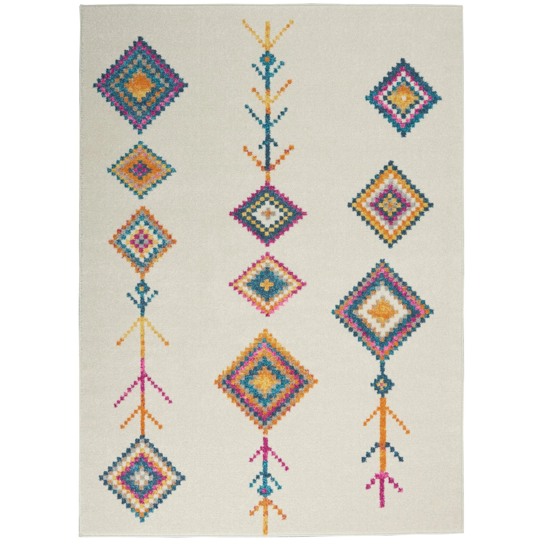 Nourison Passion Moroccan Geometric Tribal Area Rug