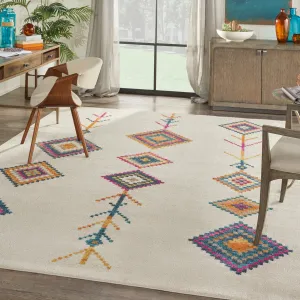 Nourison Passion Moroccan Geometric Tribal Area Rug