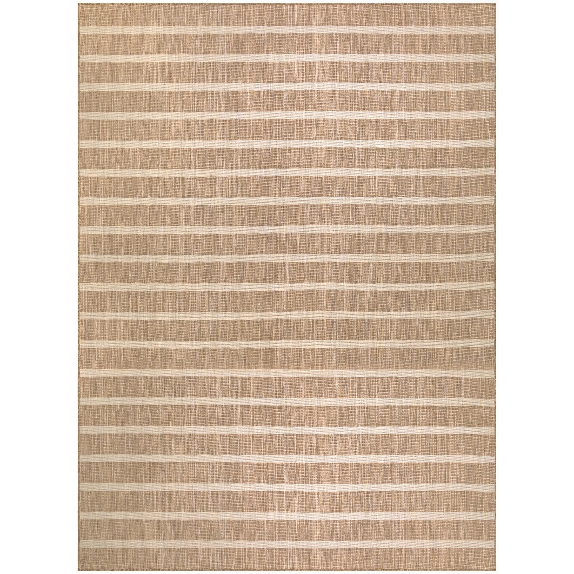 Nourison Selerno Indoor/Outdoor Striped Area Rug.