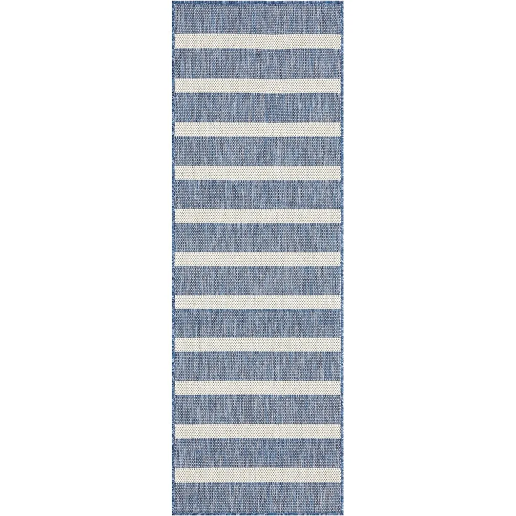 Nourison Selerno Indoor/Outdoor Striped Area Rug.