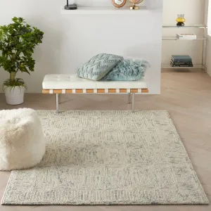 Nourison Vail Textured Modern Hand-tufted Looped Wool Area Rug