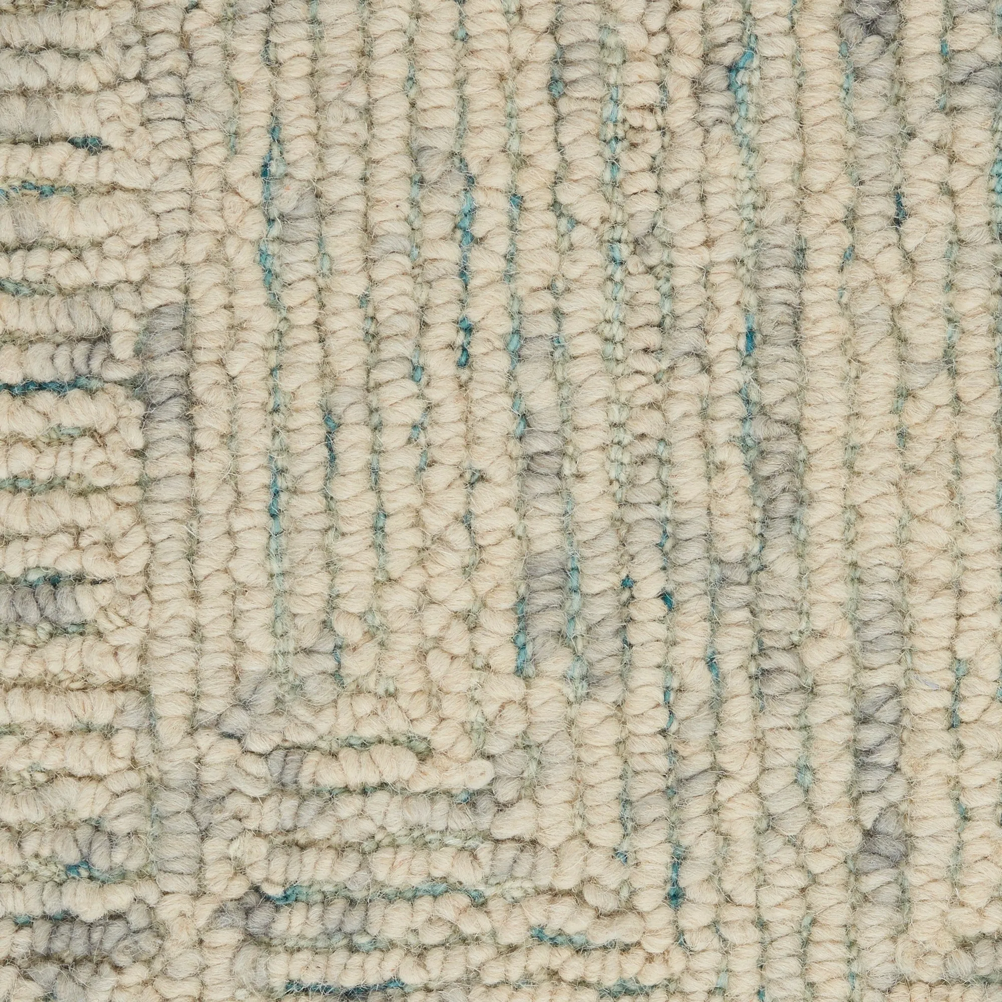 Nourison Vail Textured Modern Hand-tufted Looped Wool Area Rug