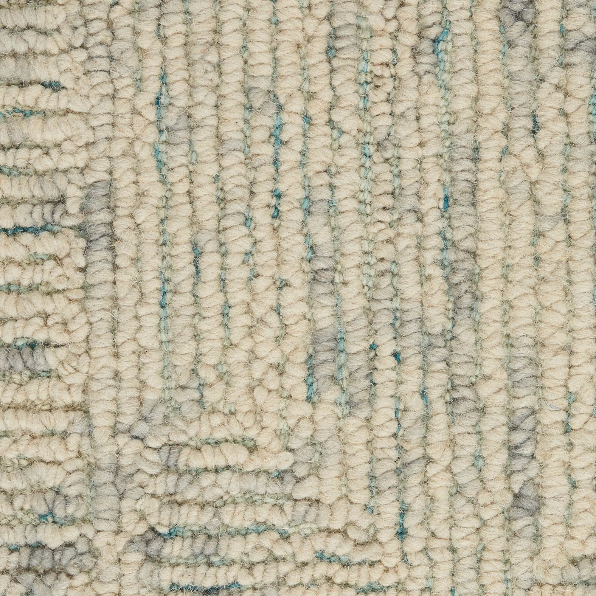 Nourison Vail Textured Modern Hand-tufted Looped Wool Area Rug