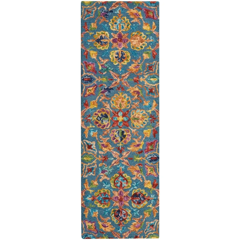 Nourison Vivid Hand-tufted Floral Wool Area Rug