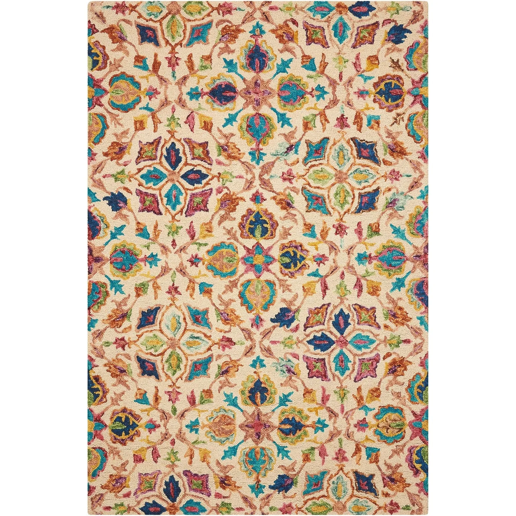 Nourison Vivid Hand-tufted Floral Wool Area Rug