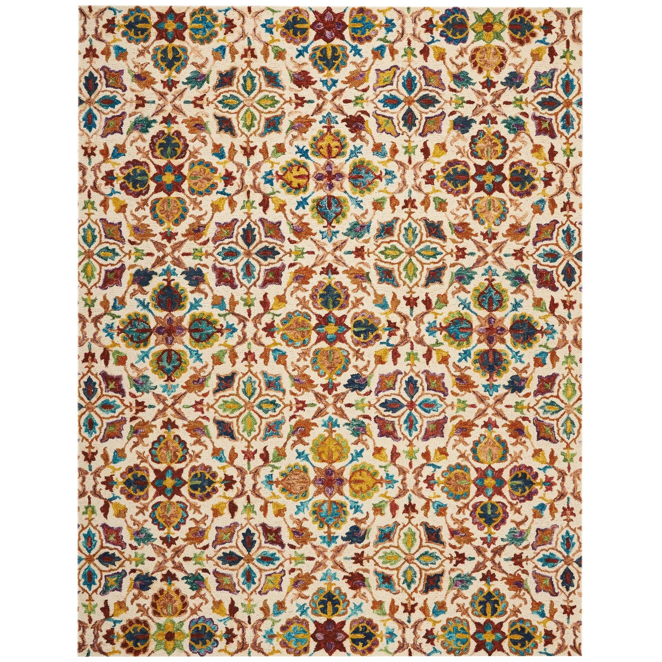 Nourison Vivid Hand-tufted Floral Wool Area Rug