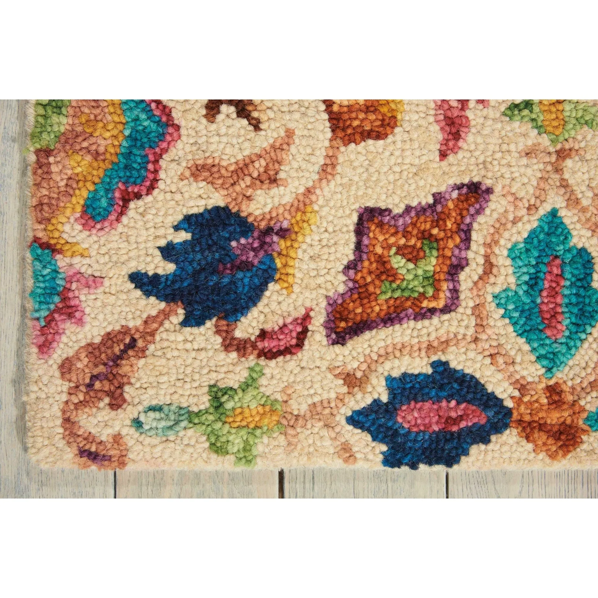 Nourison Vivid Hand-tufted Floral Wool Area Rug