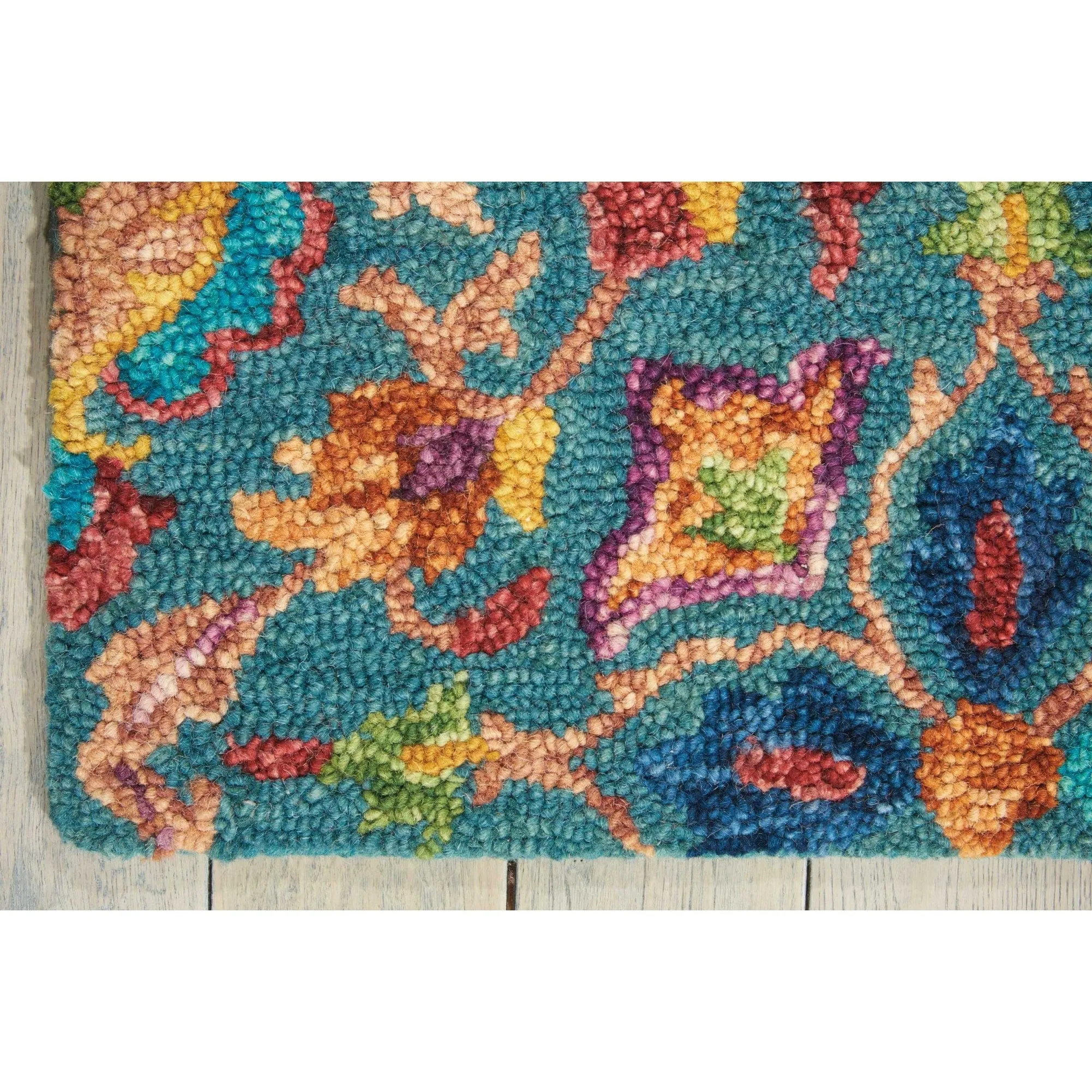 Nourison Vivid Hand-tufted Floral Wool Area Rug