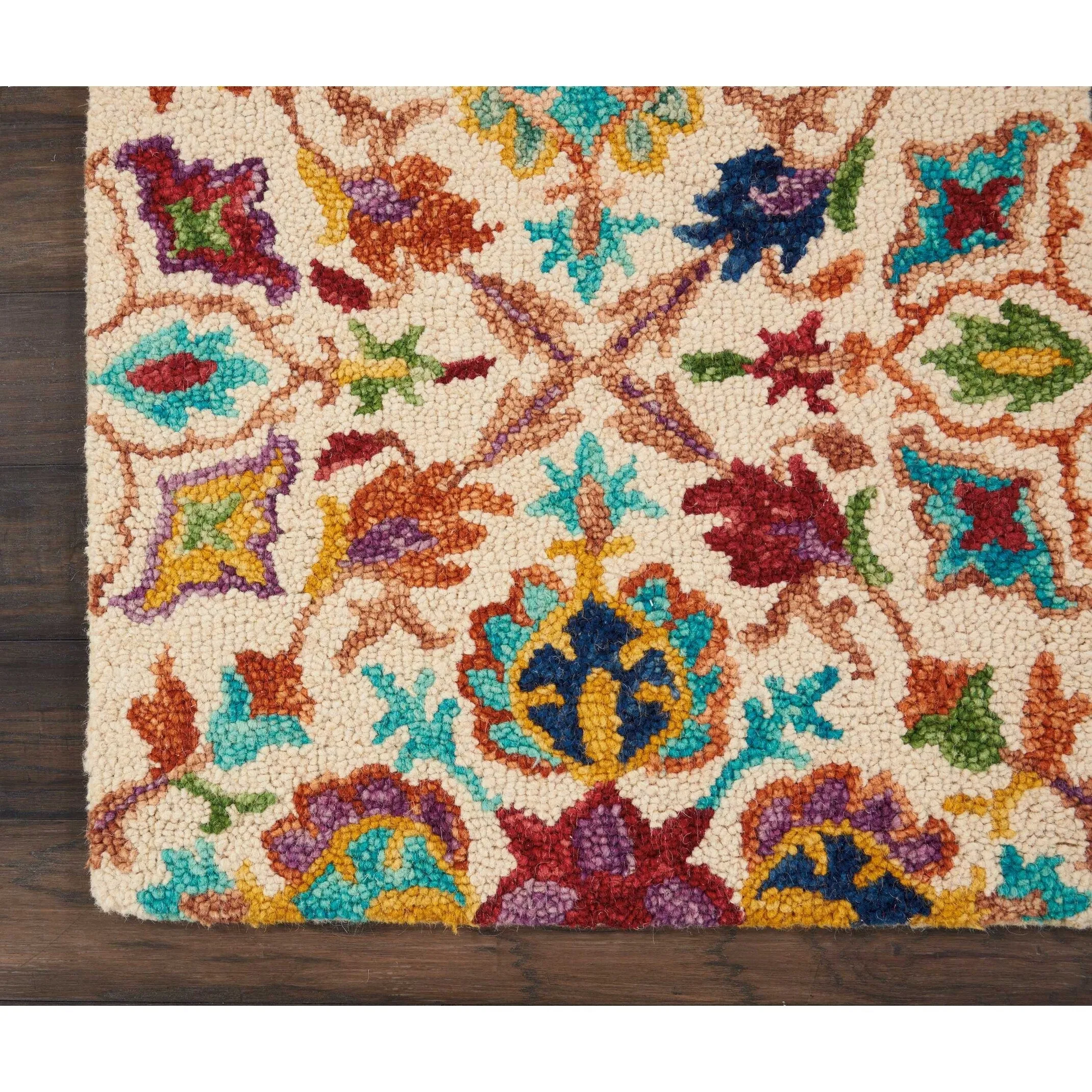 Nourison Vivid Hand-tufted Floral Wool Area Rug