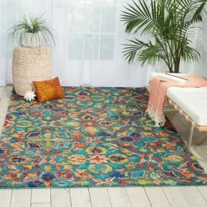 Nourison Vivid Hand-tufted Floral Wool Area Rug