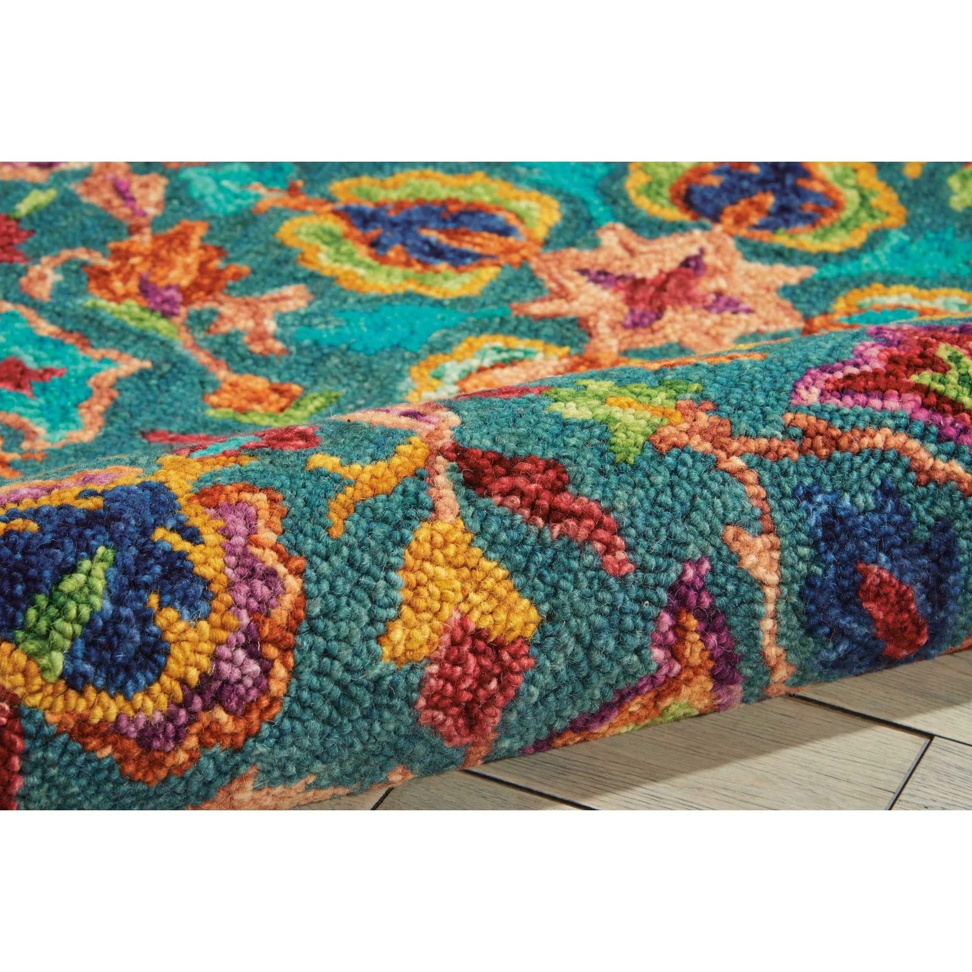 Nourison Vivid Hand-tufted Floral Wool Area Rug