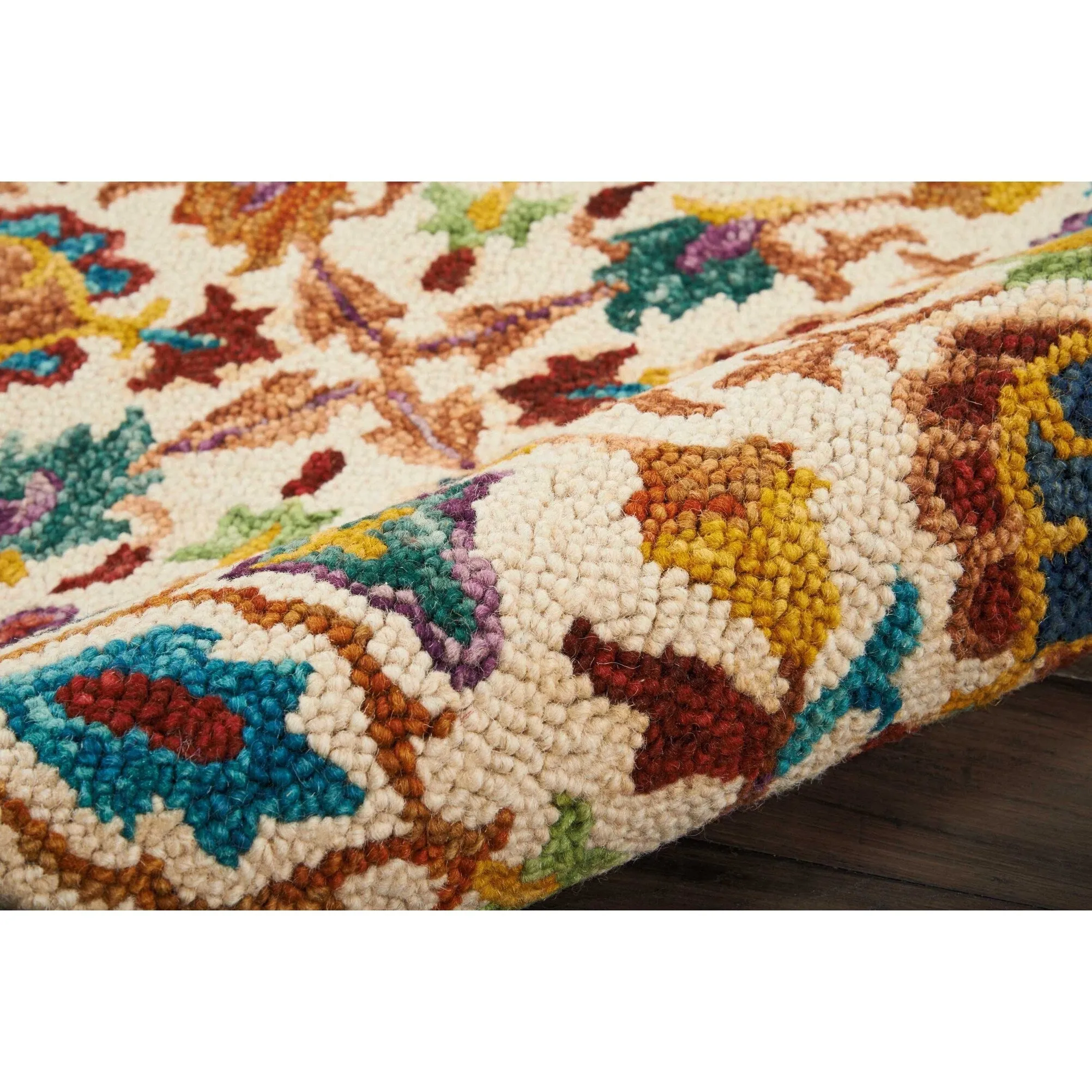 Nourison Vivid Hand-tufted Floral Wool Area Rug