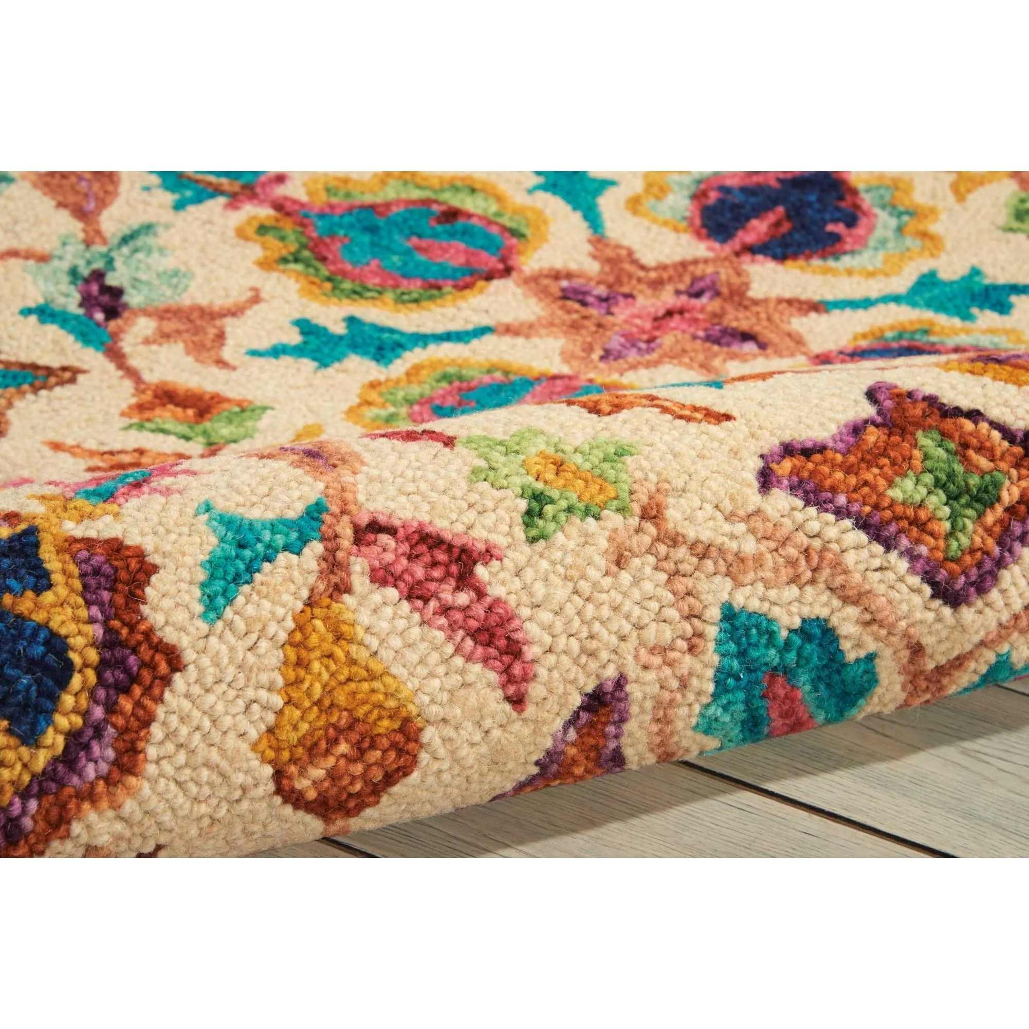 Nourison Vivid Hand-tufted Floral Wool Area Rug
