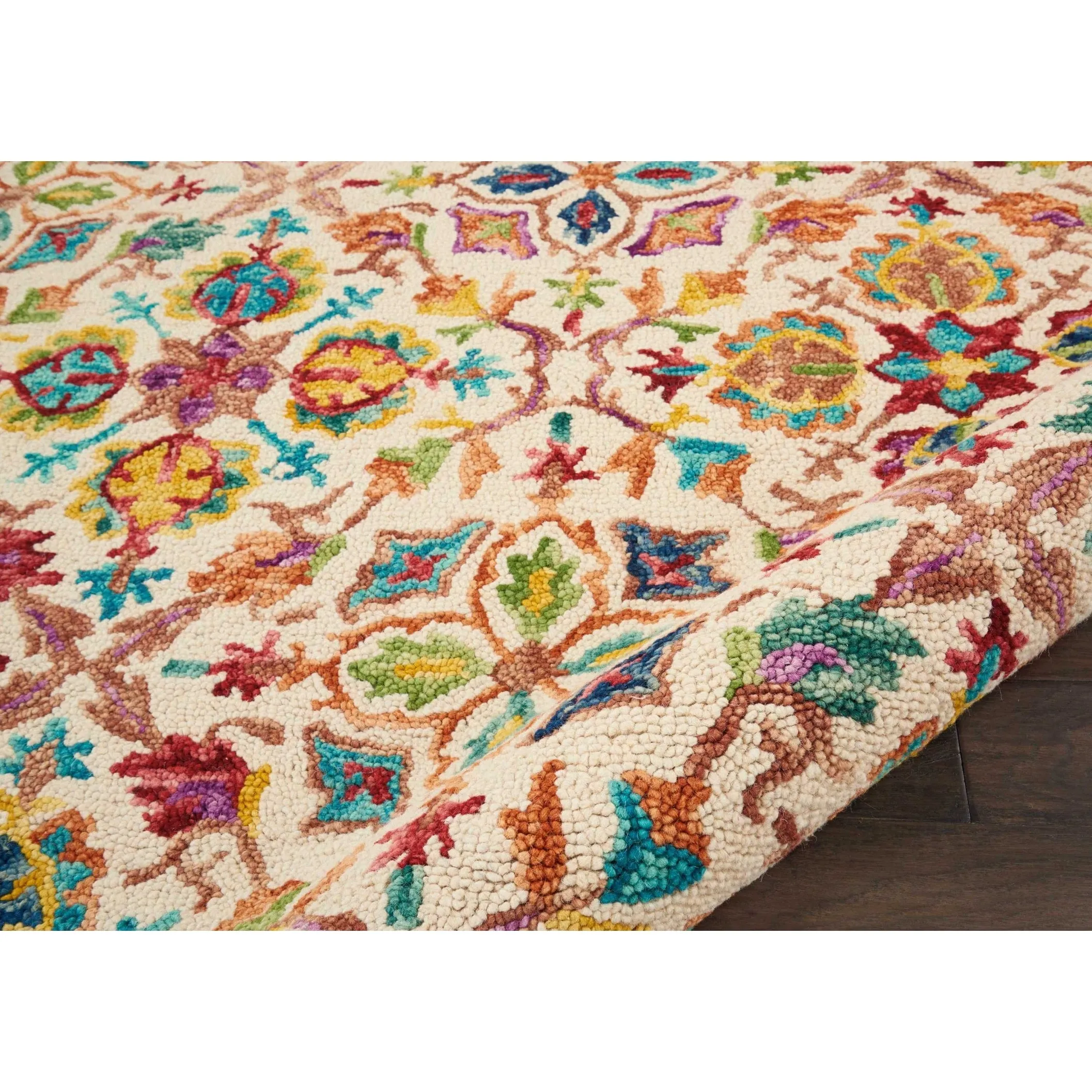 Nourison Vivid Hand-tufted Floral Wool Area Rug