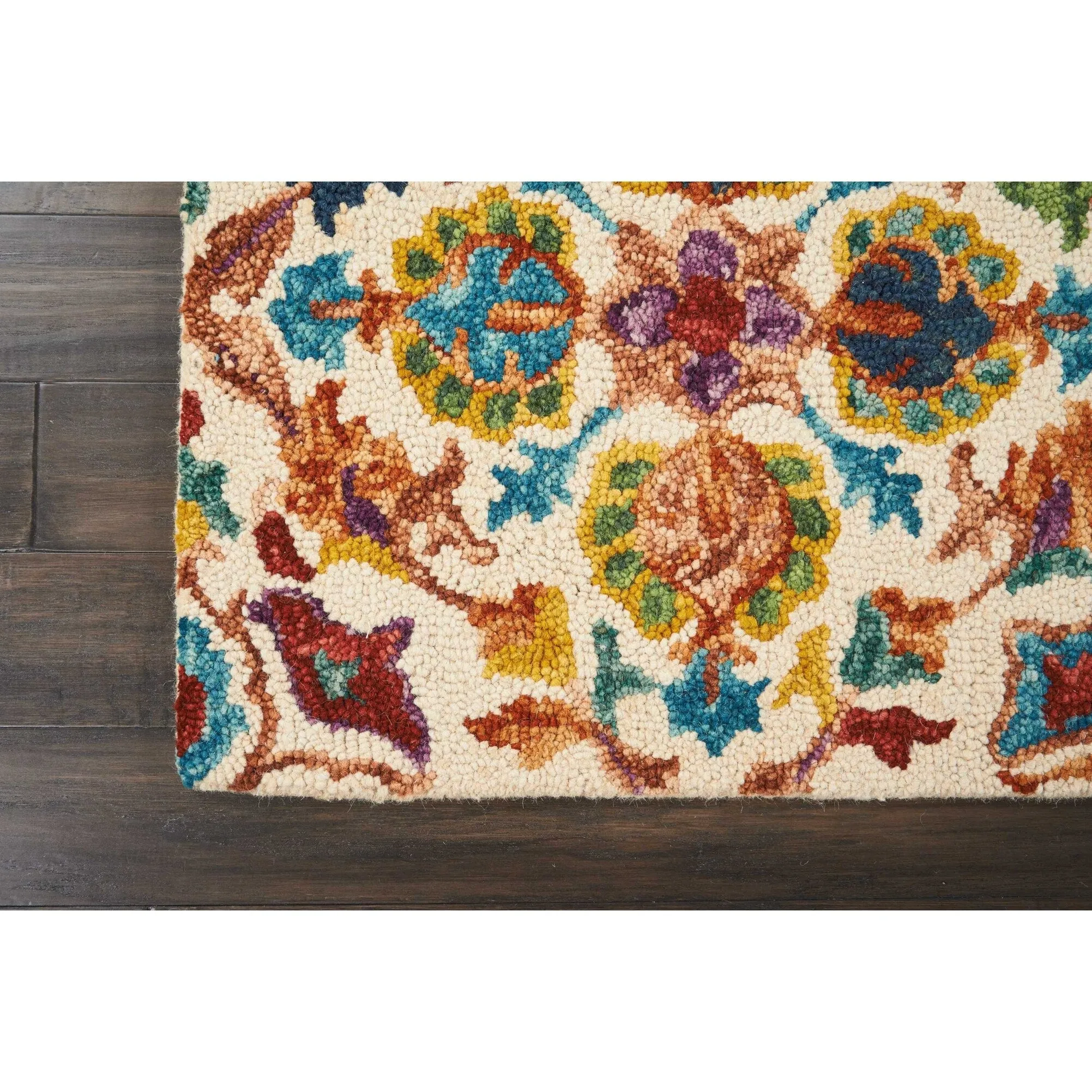 Nourison Vivid Hand-tufted Floral Wool Area Rug