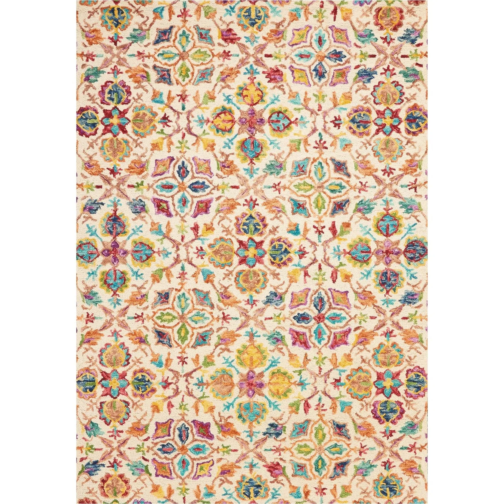 Nourison Vivid Hand-tufted Floral Wool Area Rug