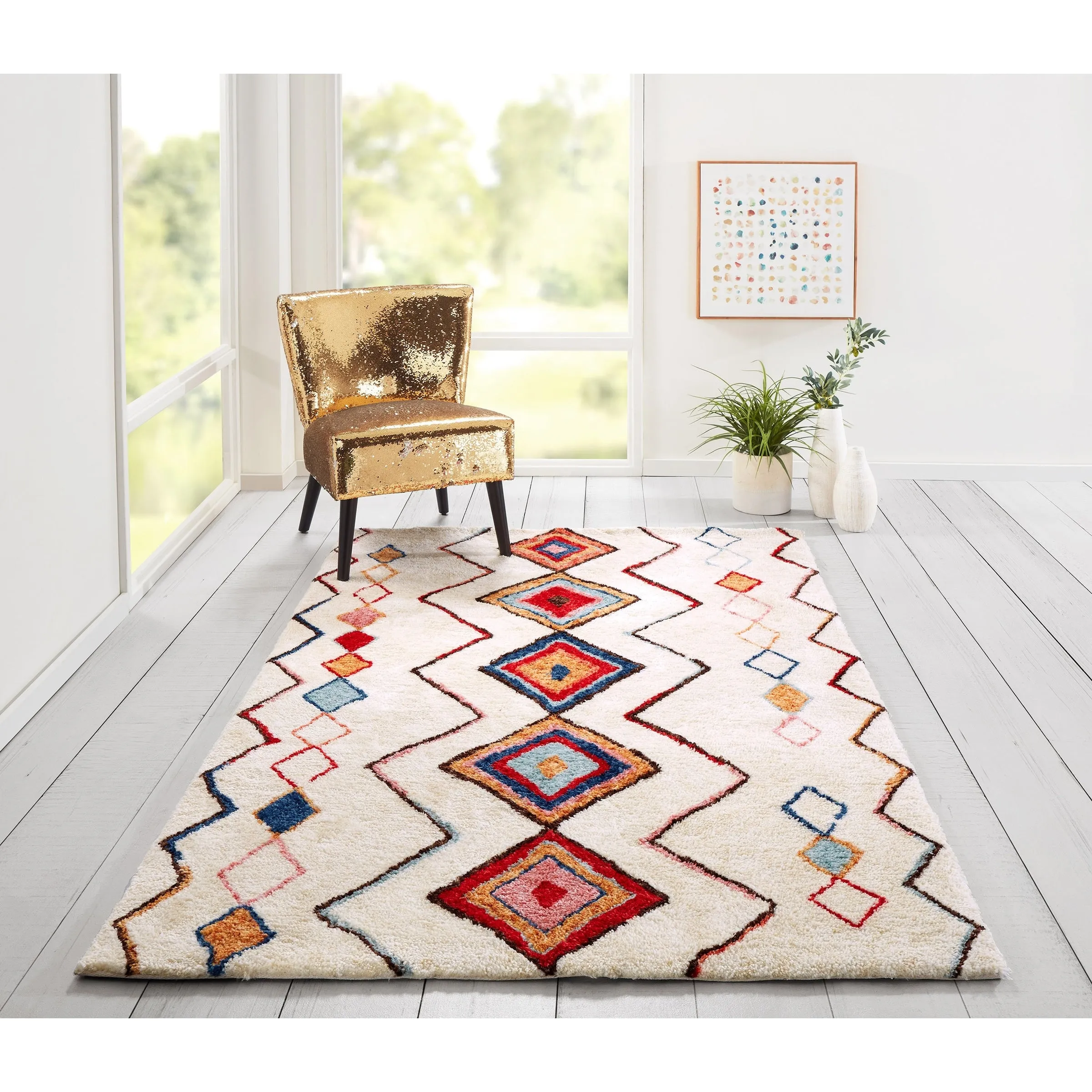 Novogratz by Momeni Bungalow Olivia Tufted Polyester Area Rug