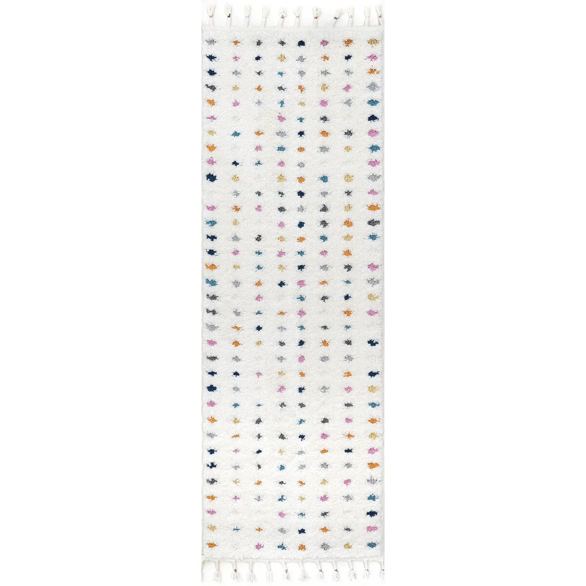 Nuloom Aurelia Dotted High-Low Kids Area Rug