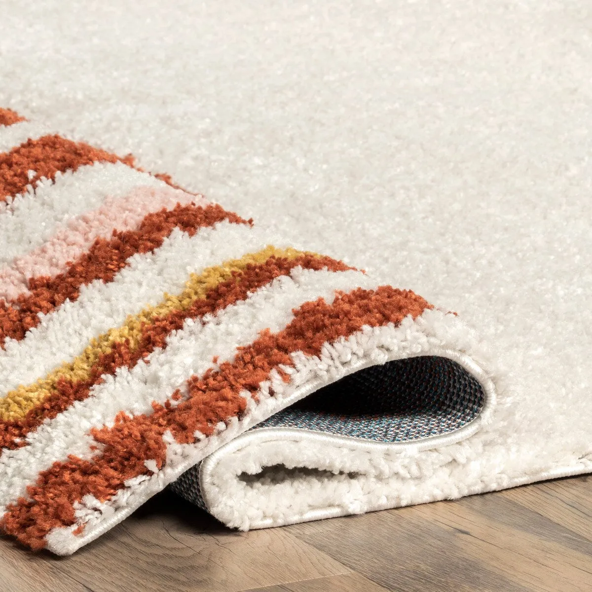 Nuloom Dotty Half Sunset Shag Area Rug