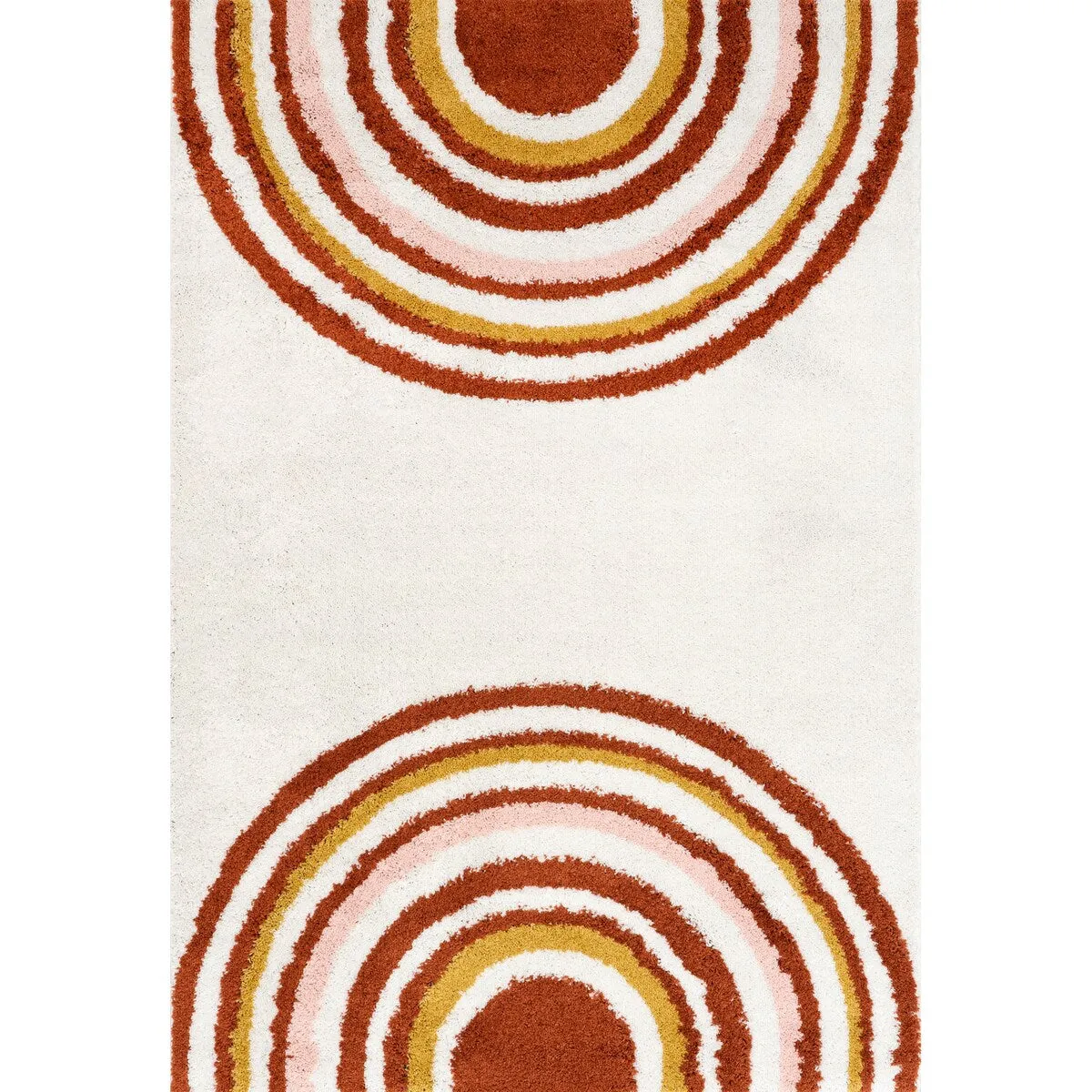 Nuloom Dotty Half Sunset Shag Area Rug