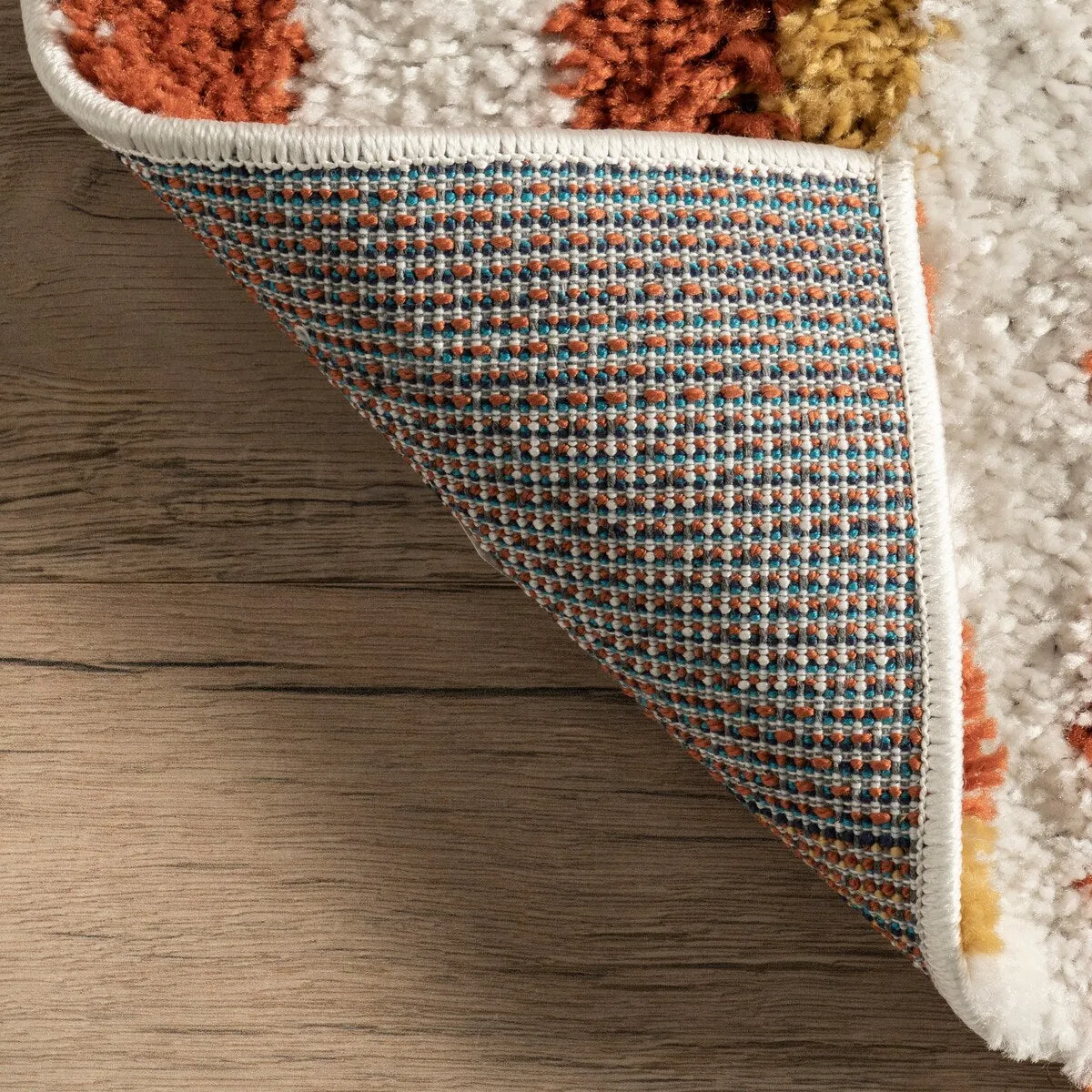 Nuloom Dotty Half Sunset Shag Area Rug