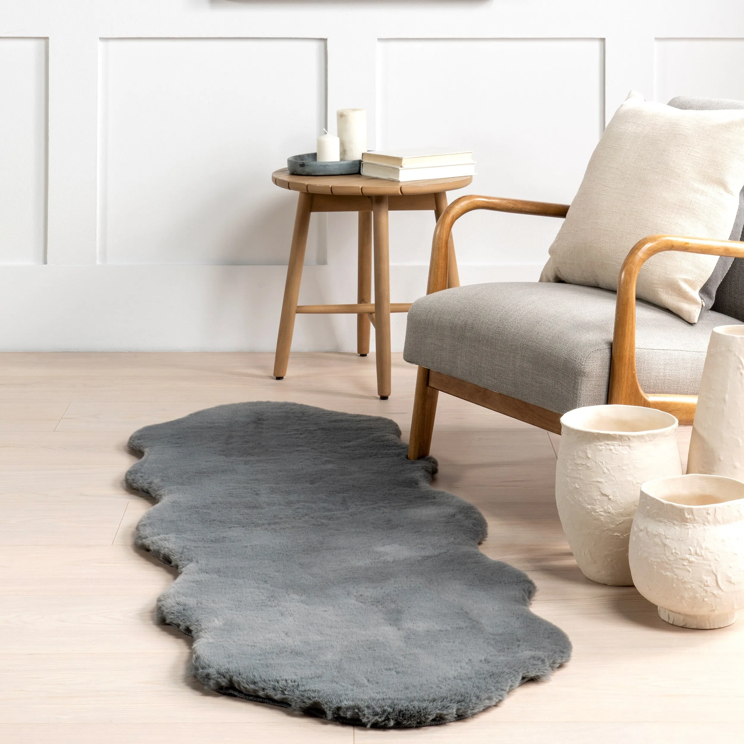 Nuloom Eline SuperiorWash Faux Sheepskin Machine Washable Area Rug