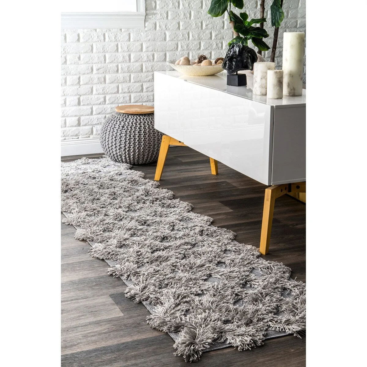 Nuloom Francene Diamond Trellis Shag Area Rug