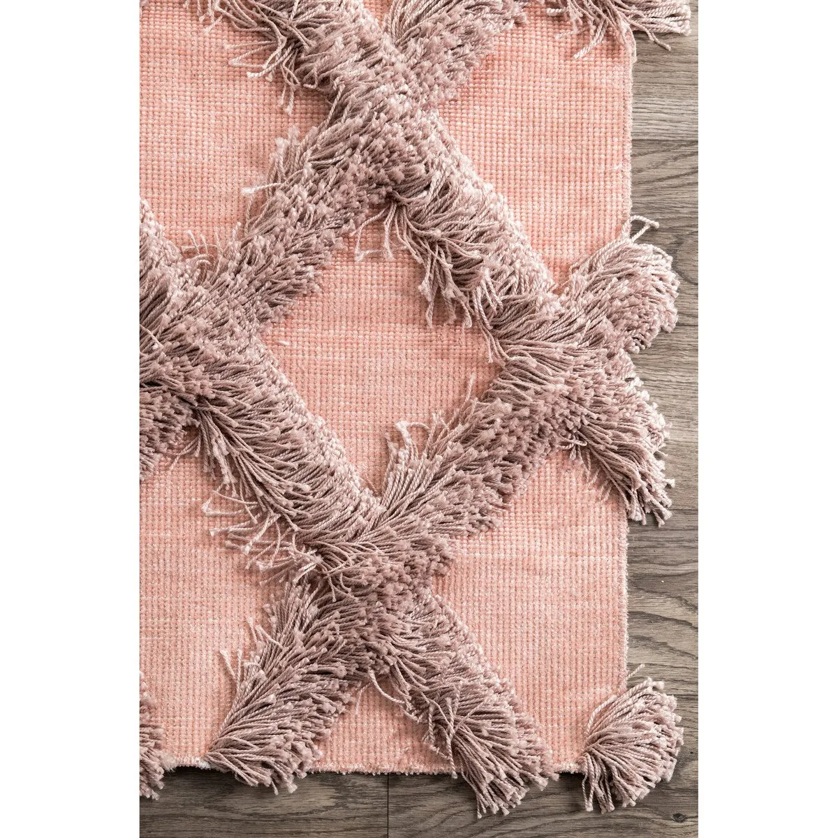 Nuloom Francene Diamond Trellis Shag Area Rug