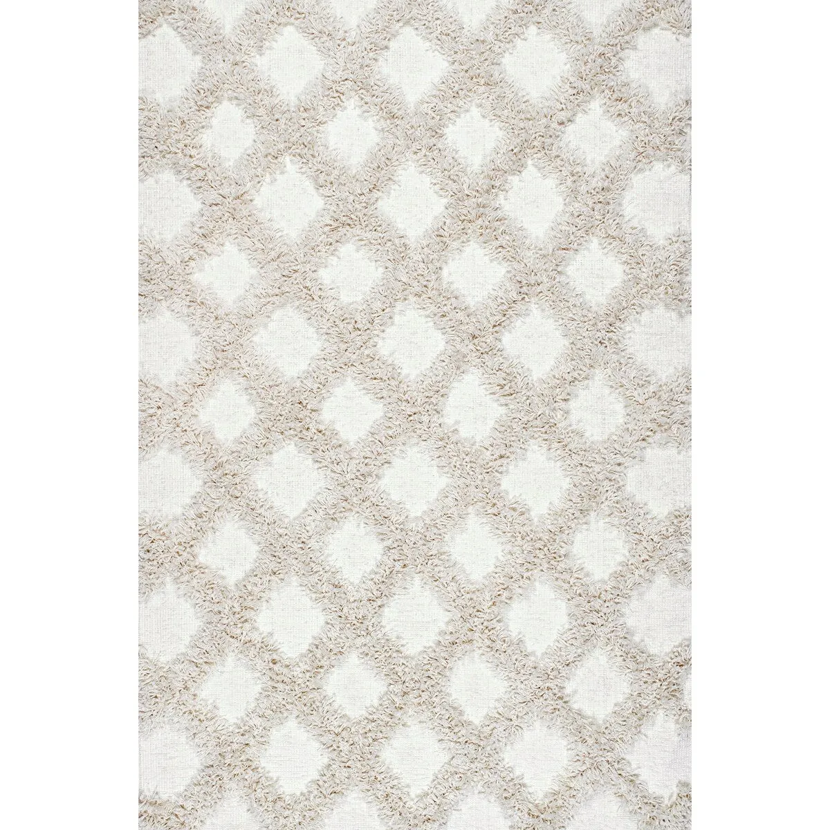 Nuloom Francene Diamond Trellis Shag Area Rug