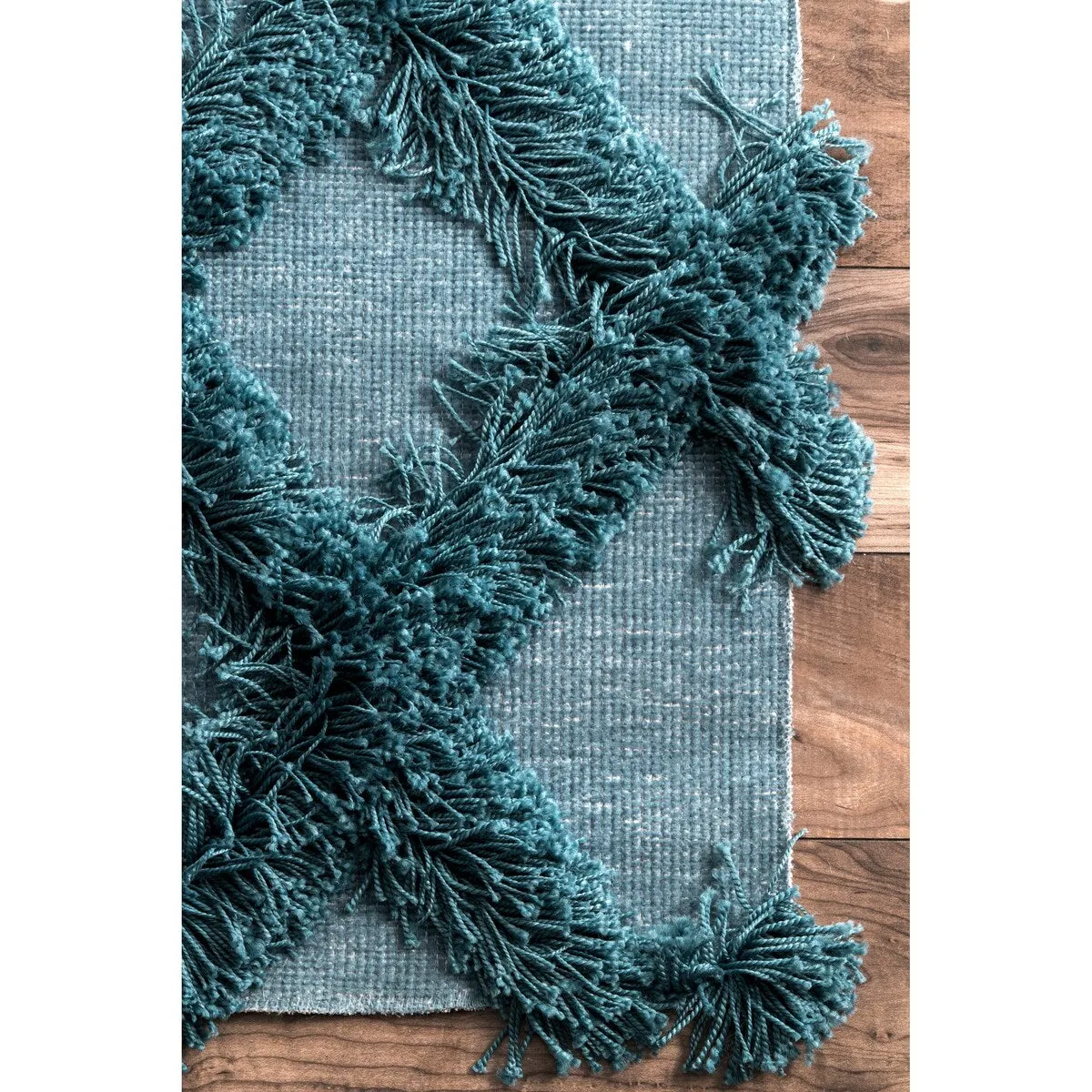 Nuloom Francene Diamond Trellis Shag Area Rug