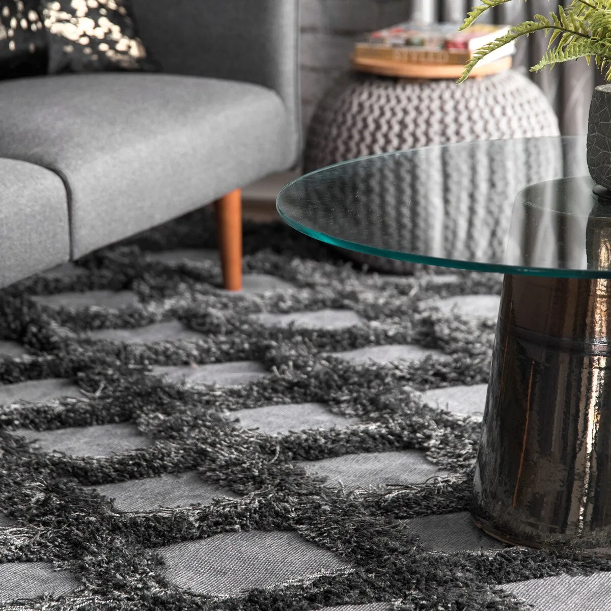 Nuloom Francene Diamond Trellis Shag Area Rug