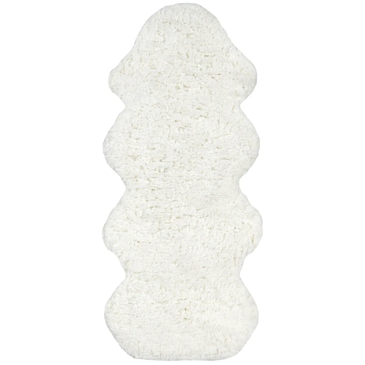 Nuloom Handmade Faux Sheepskin Shag Rug - 2' x 4'5