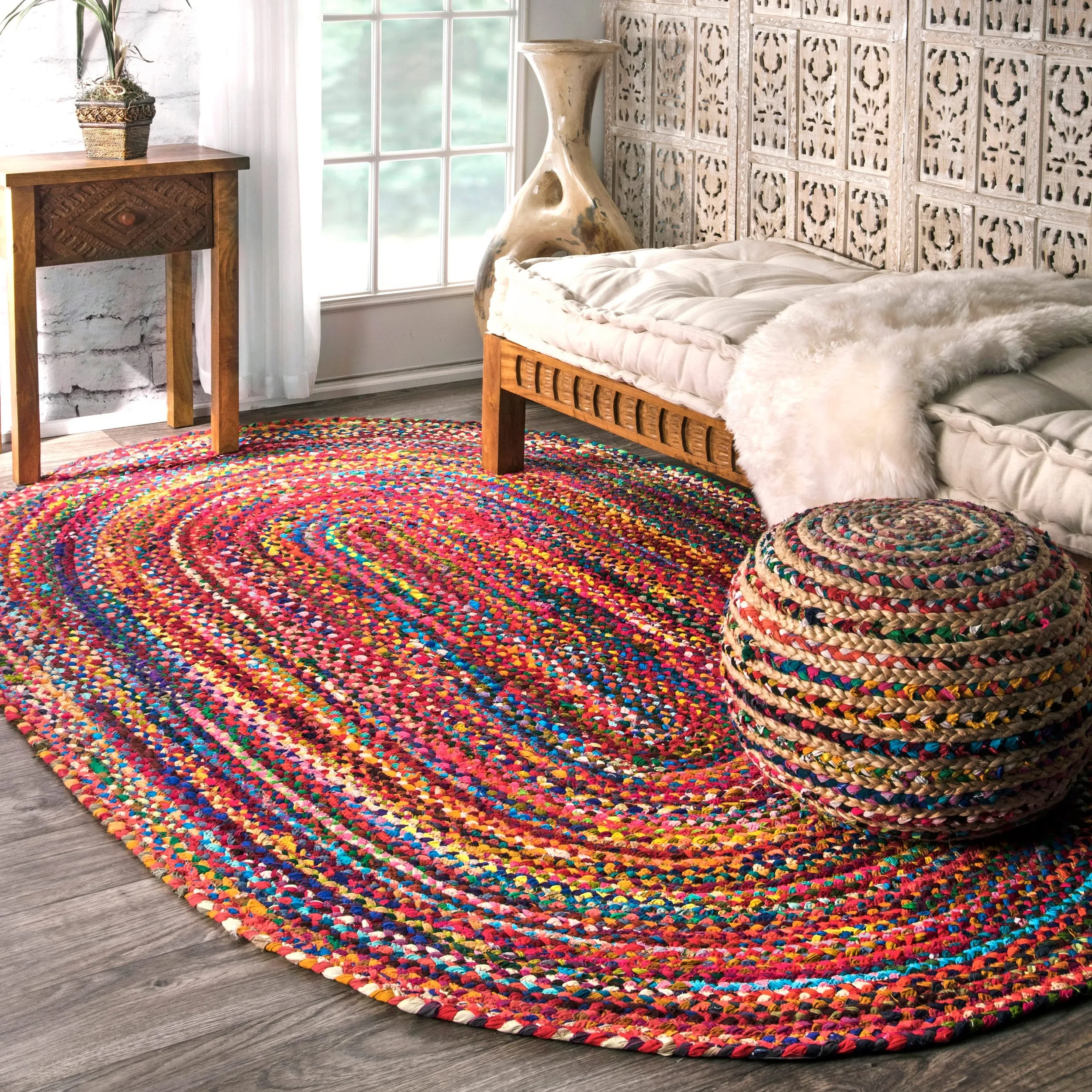 Nuloom Jessia Bohemian Cotton Area Rug