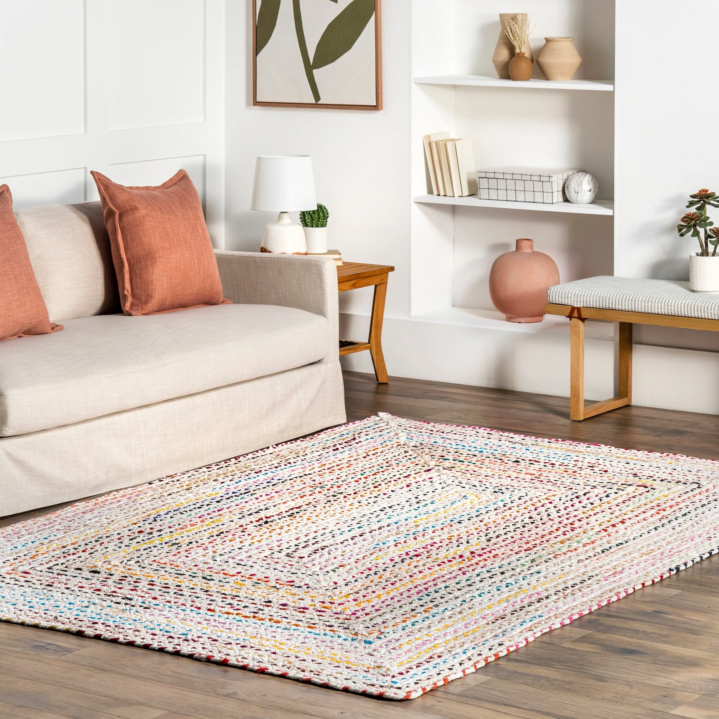 Nuloom Jessia Bohemian Cotton Area Rug