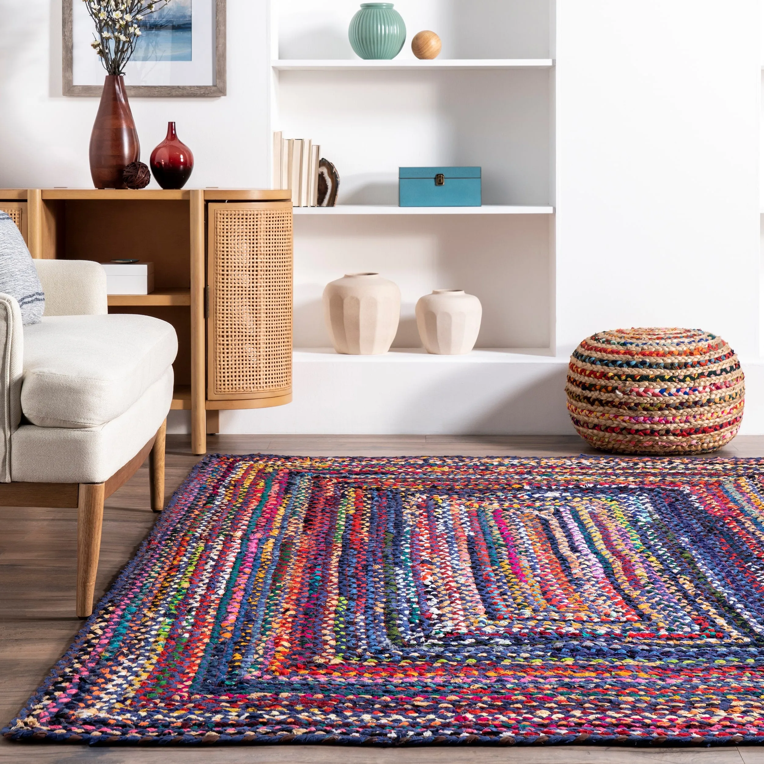 Nuloom Jessia Bohemian Cotton Area Rug