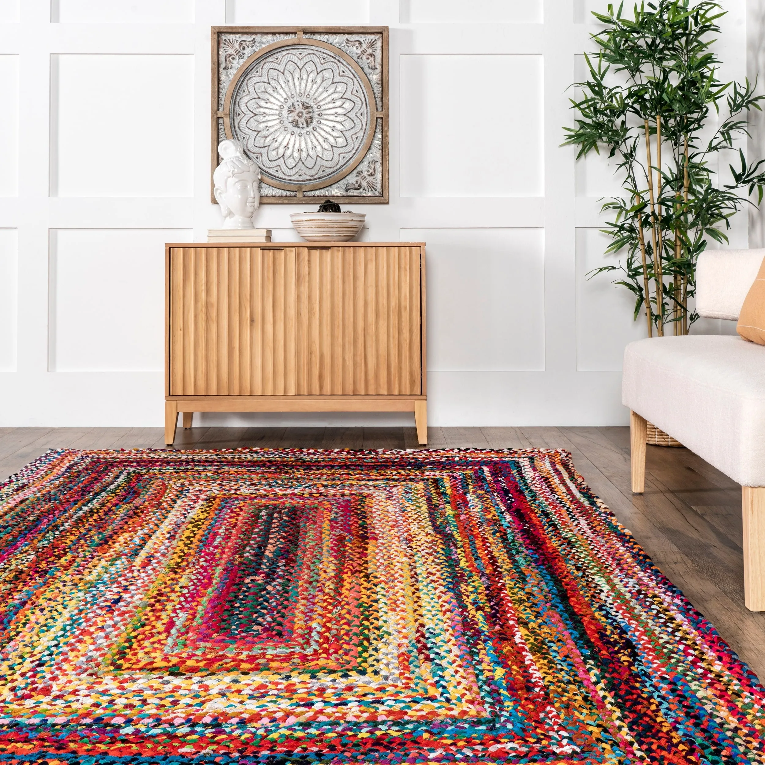 Nuloom Jessia Bohemian Cotton Area Rug